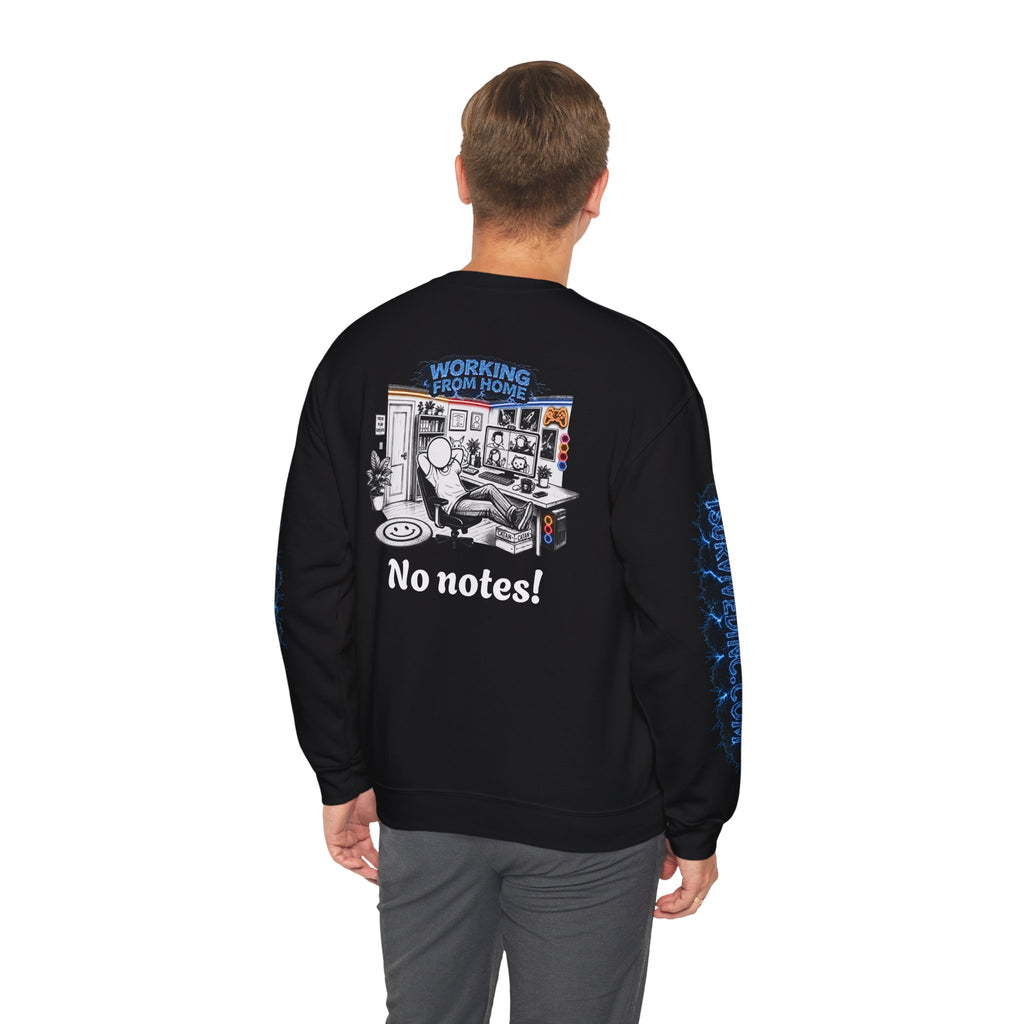 I Survived 2020 — LOCKDOWN S3:E4: "Working From Home" Unisex Heavy Blend™ Crewneck Sweatshirt