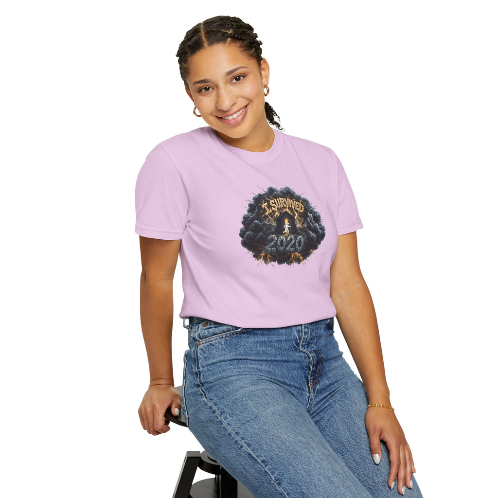 I Survived 2020 — Original PILOT Design: Director's Cut Unisex Garment-Dyed T-shirt