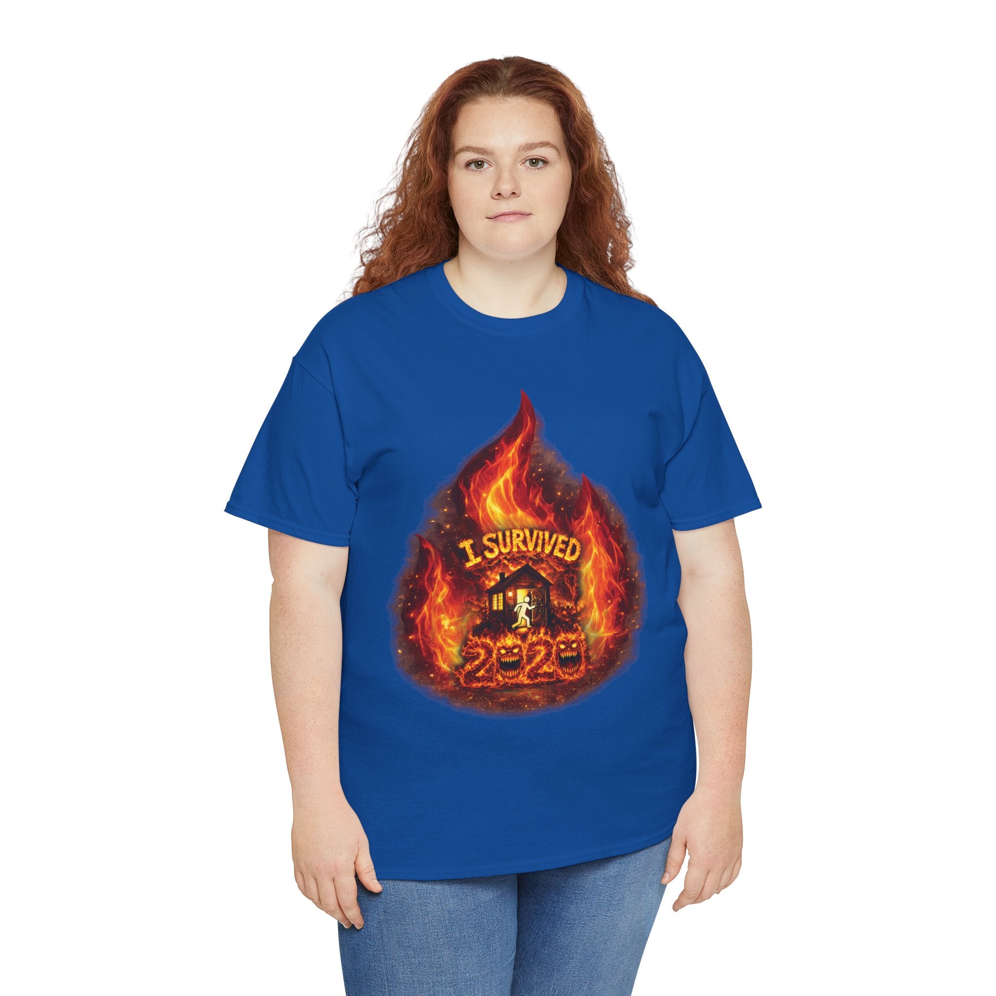 I Survived 2020 — Director's Cut S2:E1 "Berry Creek" | Wildfire Edition Memorial Unisex Heavy Cotton Tee