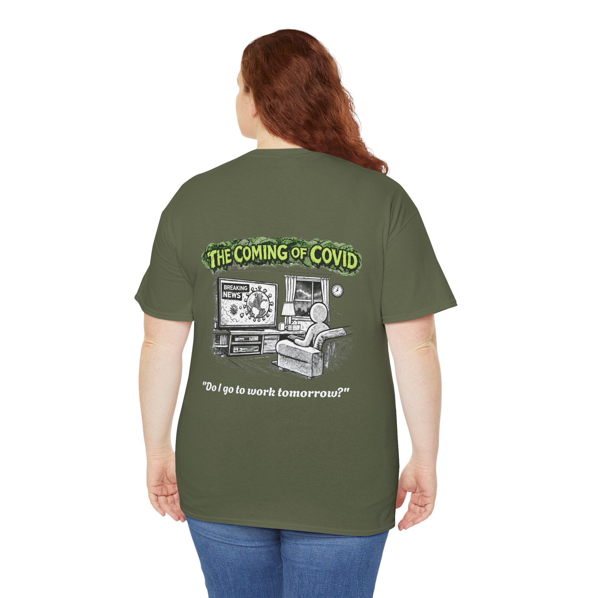 I Survived 2020 — S1:E2 "The Coming of COVID" | Pandemic Edition Unisex Heavy Cotton Tee