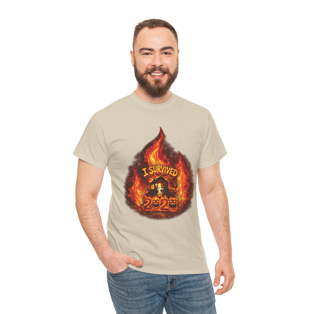 I Survived 2020 — Director's Cut S2:E1 "Berry Creek" | Wildfire Edition Memorial Unisex Heavy Cotton Tee