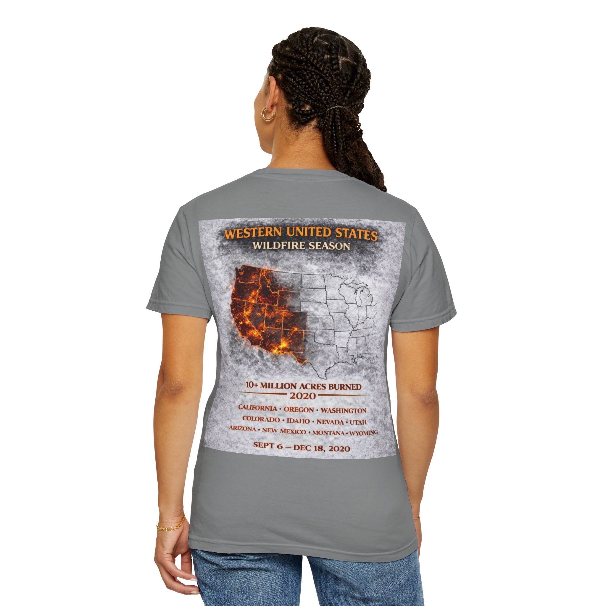 I Survived 2020 — Director's Cut S2:E4 "Western U.S. Wildfire Season" | Mid-Season Finale Pt. 1 | Wildfire Edition Memorial Unisex Garment-Dyed T-shirt