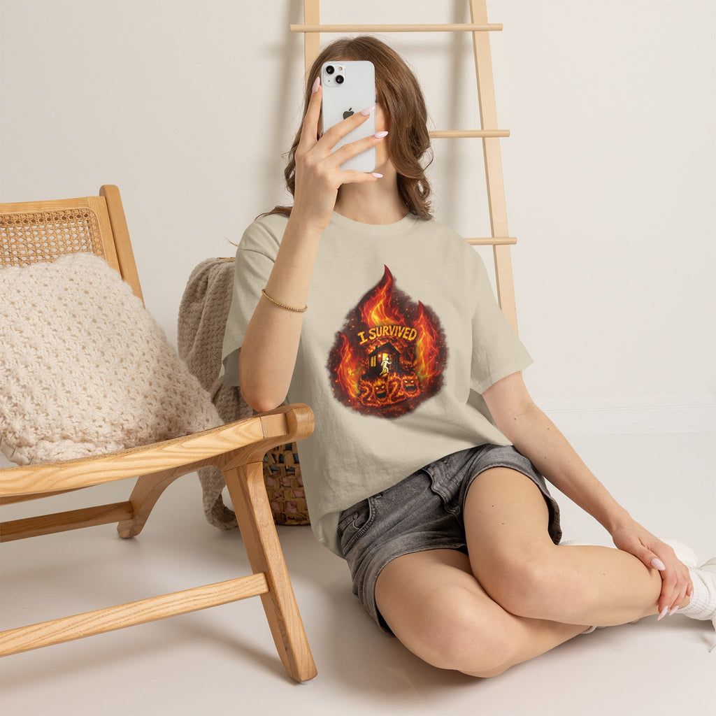 I Survived 2020 — Director's Cut S2:E1 "Berry Creek" | Wildfire Edition Memorial Unisex Heavy Cotton Tee