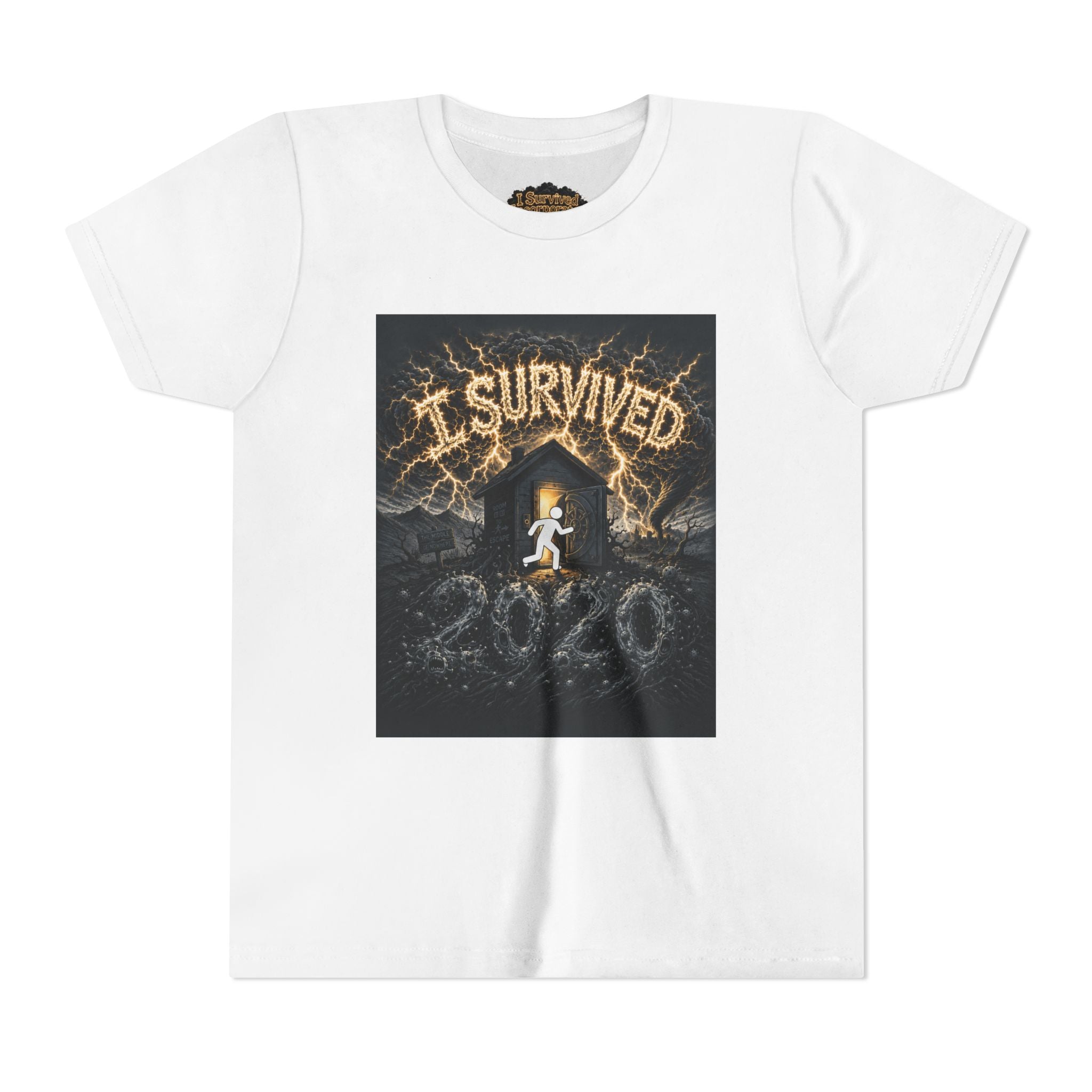 I Survived 2020 — Original Design Teaser Tee | Season 1 Premiere Drop Youth Short Sleeve Tee (SPECIAL EDITION)