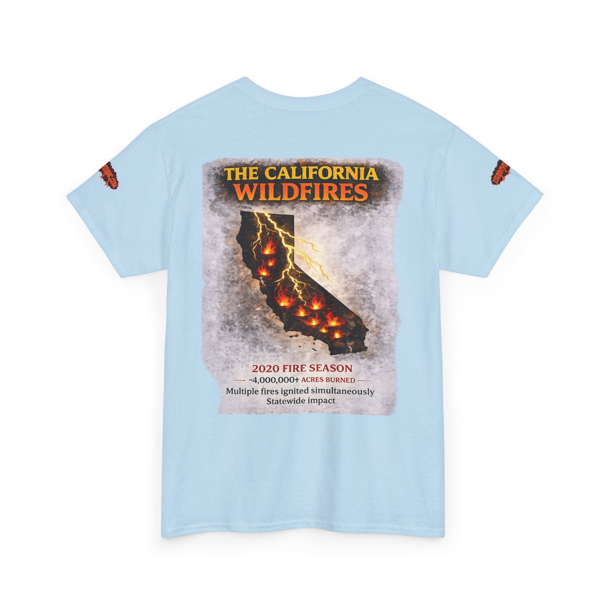 I Survived 2020 — Director's Cut S2:E3 "The California Wildfires" | Wildfire Edition Memorial Unisex Heavy Cotton Tee (SPECIAL EDITION)