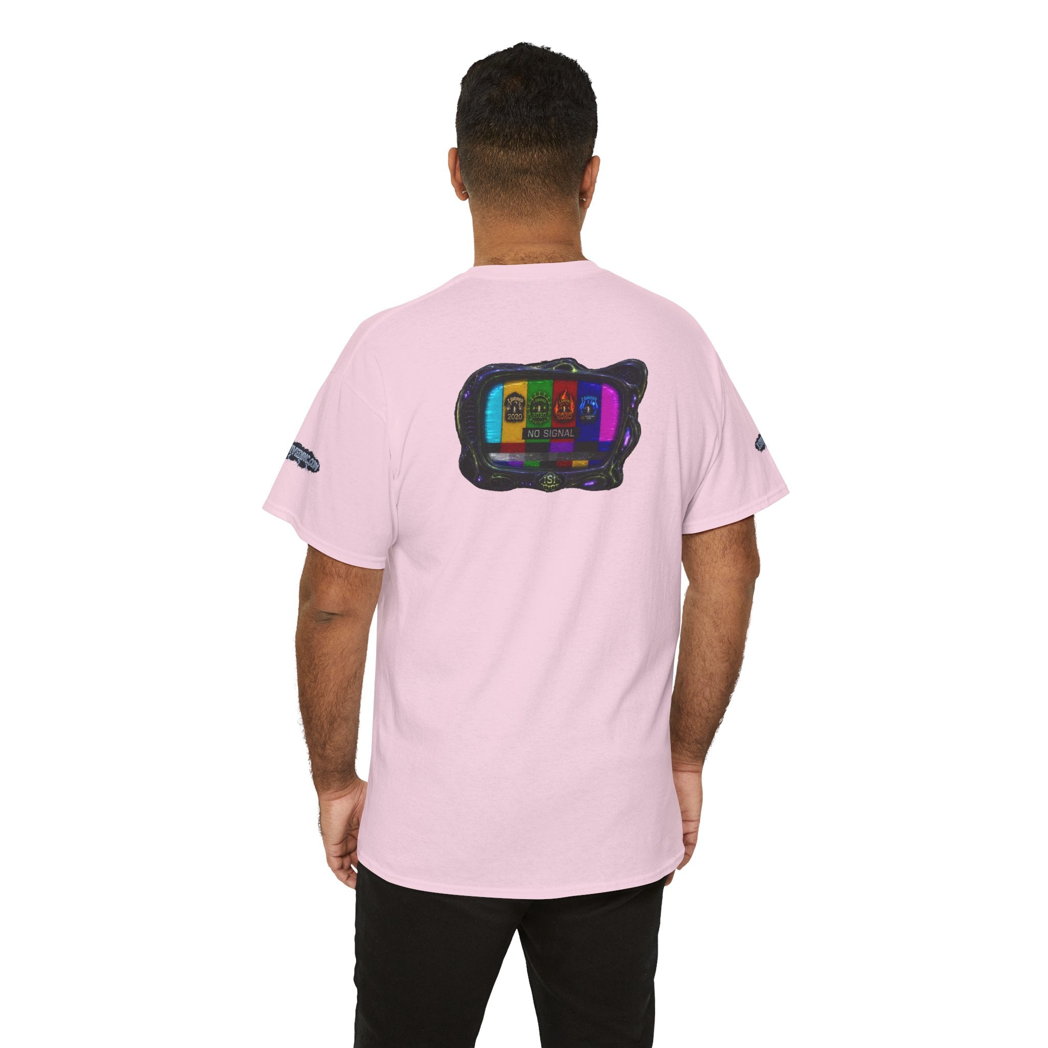 I Survived 2020 — "No Signal" Test Pattern Tee Alien Broadcast Finale Special Edition Summer Premiere Unisex Heavy Cotton Tee