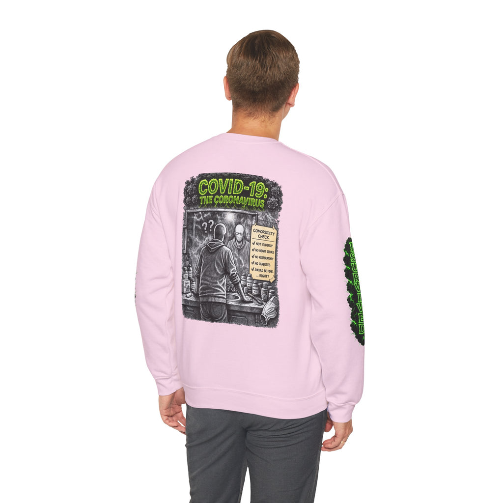 I Survived 2020 — Director's Cut S1:E1 "COVID-19: The Coronavirus" | Pandemic Edition Unisex Heavy Blend™ Crewneck Sweatshirt