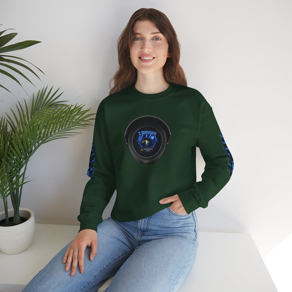 I Survived 2020 —  LOCKDOWN S3:E1: Director's Cut Special Edition "Quarantine" Unisex Heavy Blend™ Crewneck Sweatshirt