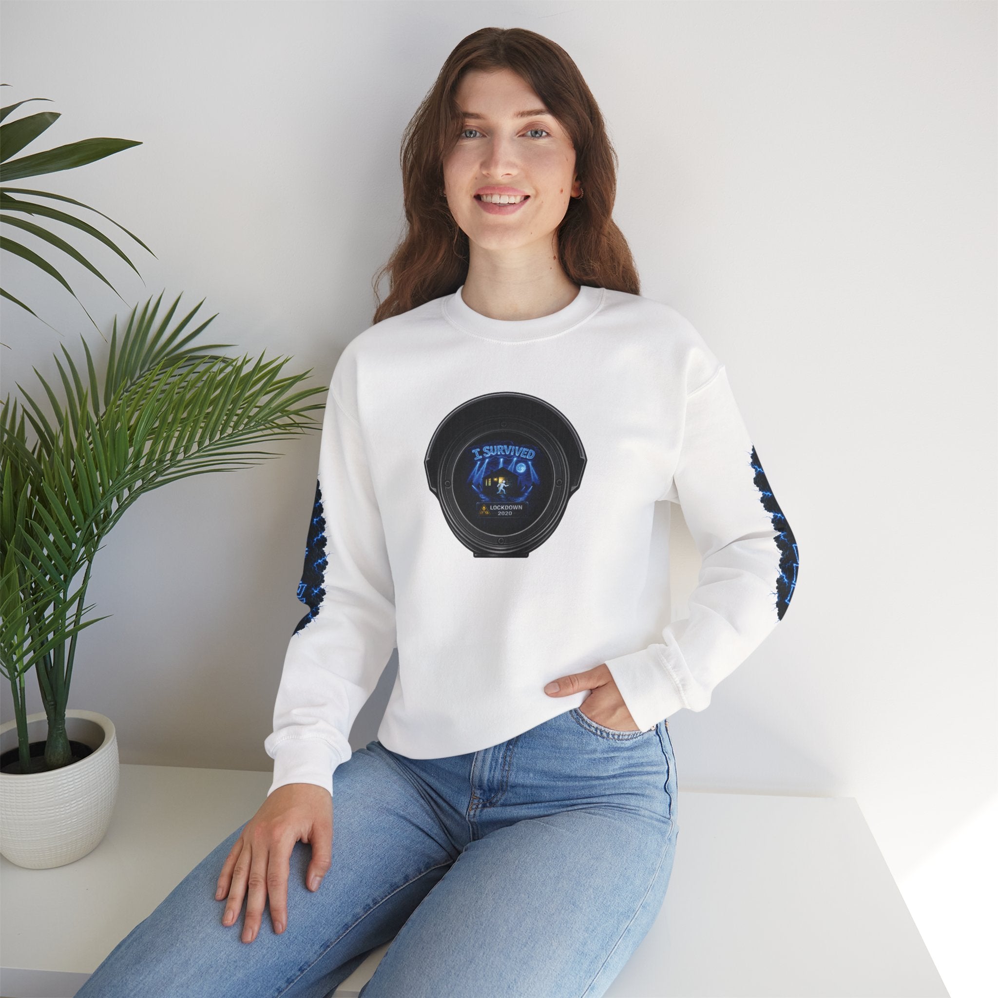 I Survived 2020 — LOCKDOWN S3:E2: Director's Cut Special Edition "Dating Under Lockdown" Unisex Heavy Blend™ Crewneck Sweatshirt