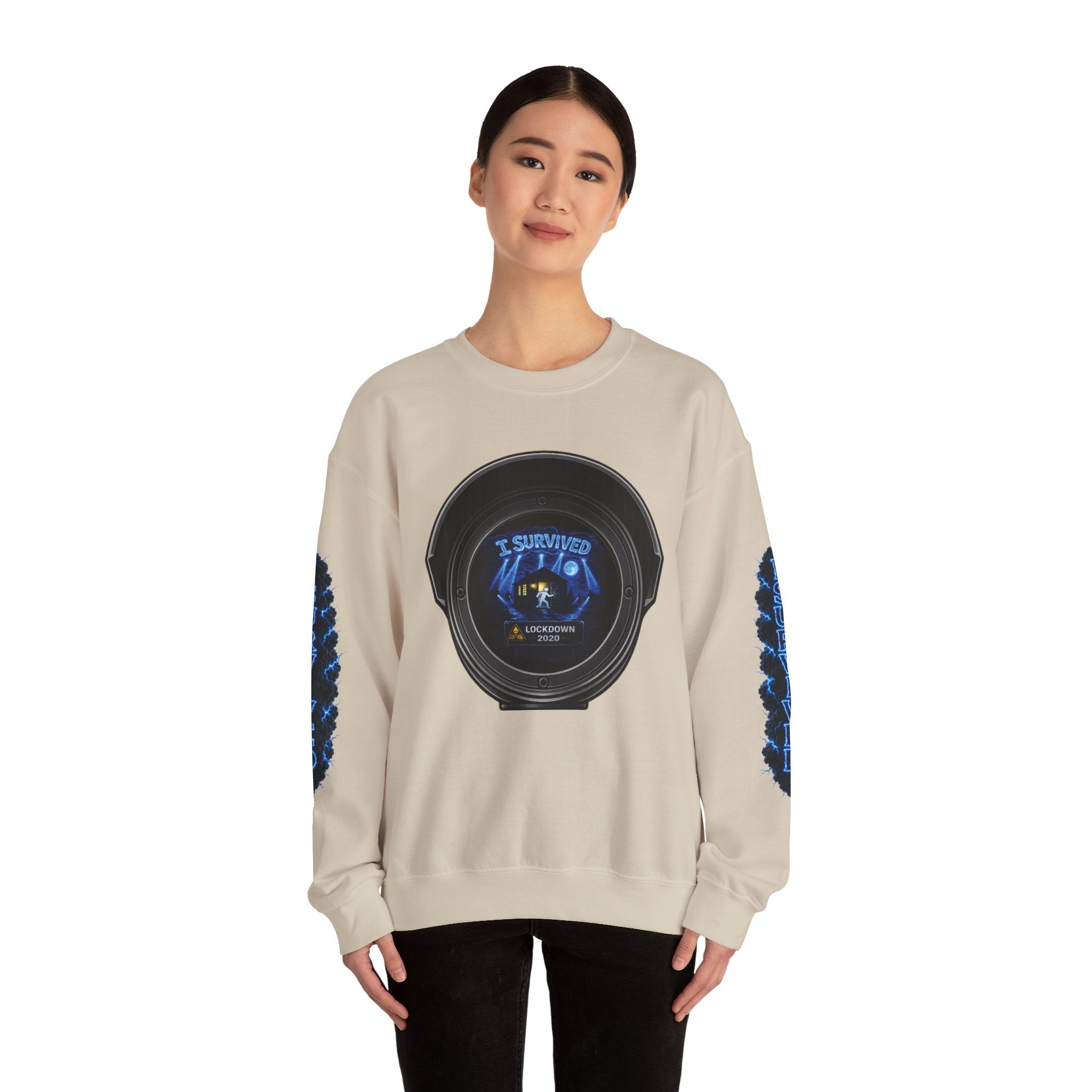 I Survived 2020 — Director's Cut S3:E3 "Remote Schooling" | Lockdown Edition Documentary Unisex Heavy Blend™ Crewneck Sweatshirt