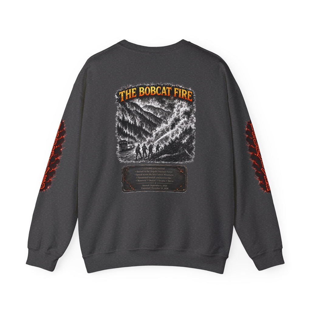 I Survived 2020 — WILDFIRES S2:E2: Director's Cut "The Bobcat Fire" Memorial Unisex Heavy Blend™ Crewneck Sweatshirt