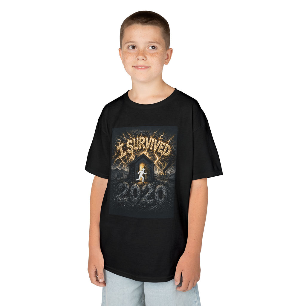 I Survived 2020 — Original Design Teaser Tee | Season 1 Premiere Drop Kids Heavy Cotton™ Tee