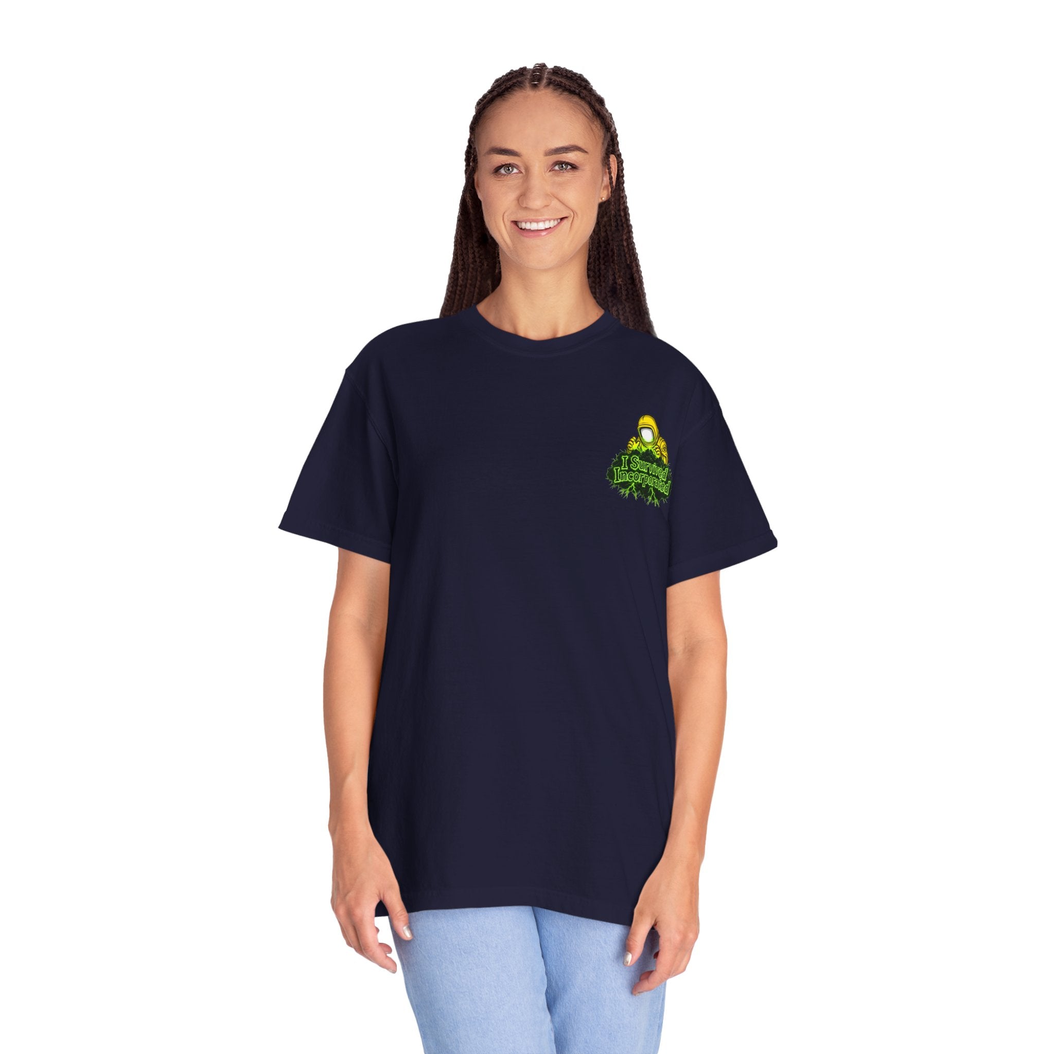 I Survived 2020 — "Please Stand By" Test Pattern Toxic Signal Tee Summer Premiere Unisex Garment-Dyed T-shirt