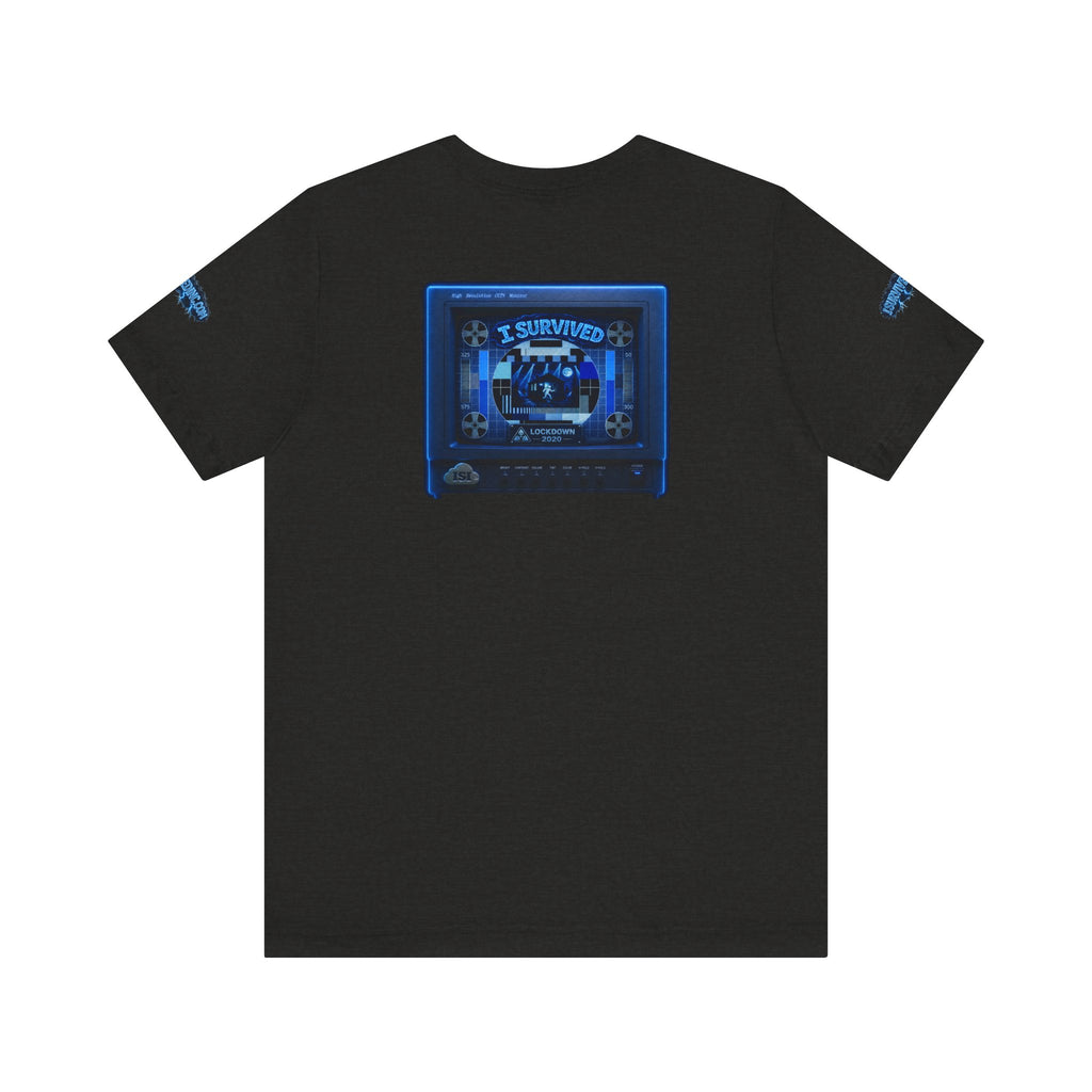 I Survived 2020 — "Please Stand By" Test Pattern Tee Lockdown Special Edition Summer Exclusive Unisex Jersey Short Sleeve Tee