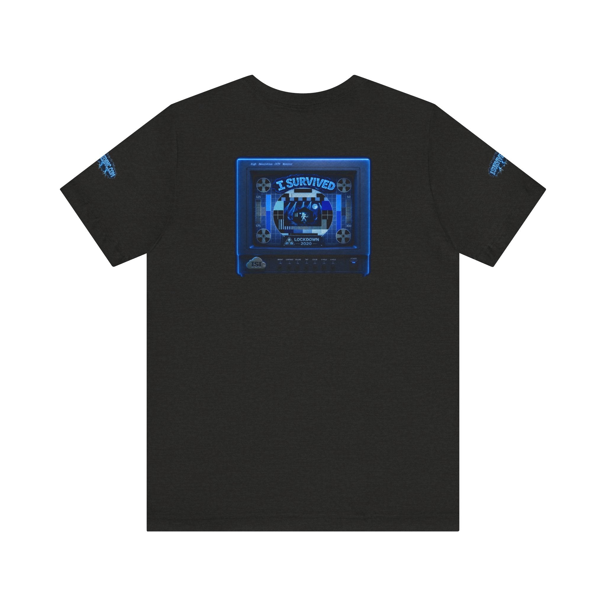 I Survived 2020 — "Please Stand By" Test Pattern Tee Lockdown Special Edition Summer Exclusive Unisex Jersey Short Sleeve Tee