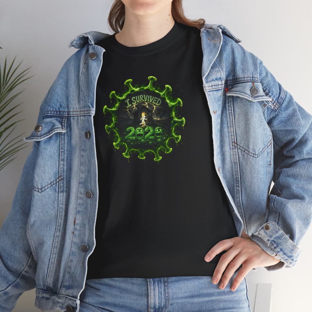 I Survived 2020 — PANDEMIC S1:E2: Director's Cut "The Coming of COVID" Unisex Heavy Cotton Tee