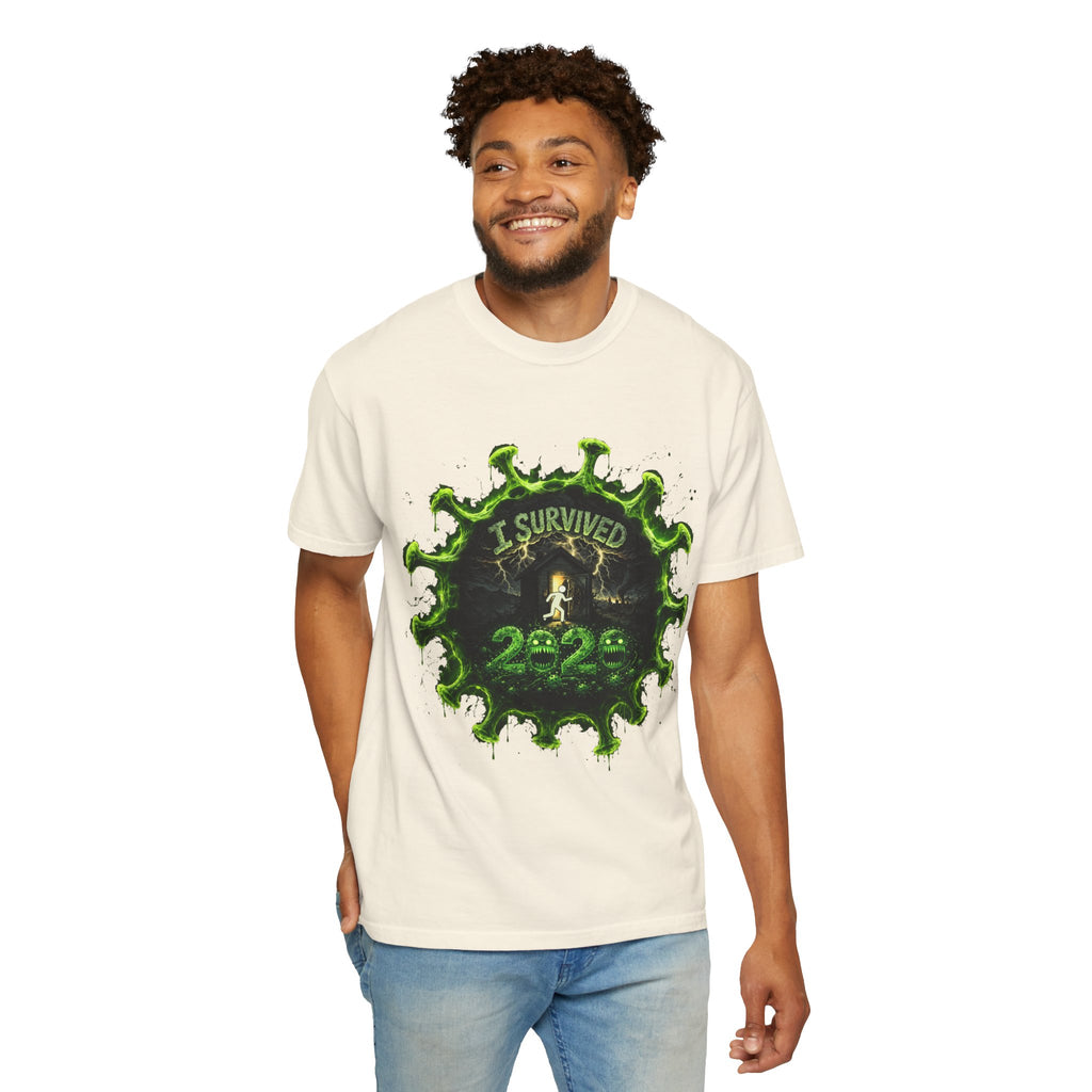 I Survived 2020 — Director's Cut S1:E5 "Delivery Doomsday" | Pandemic Edition Unisex Garment-Dyed T-shirt