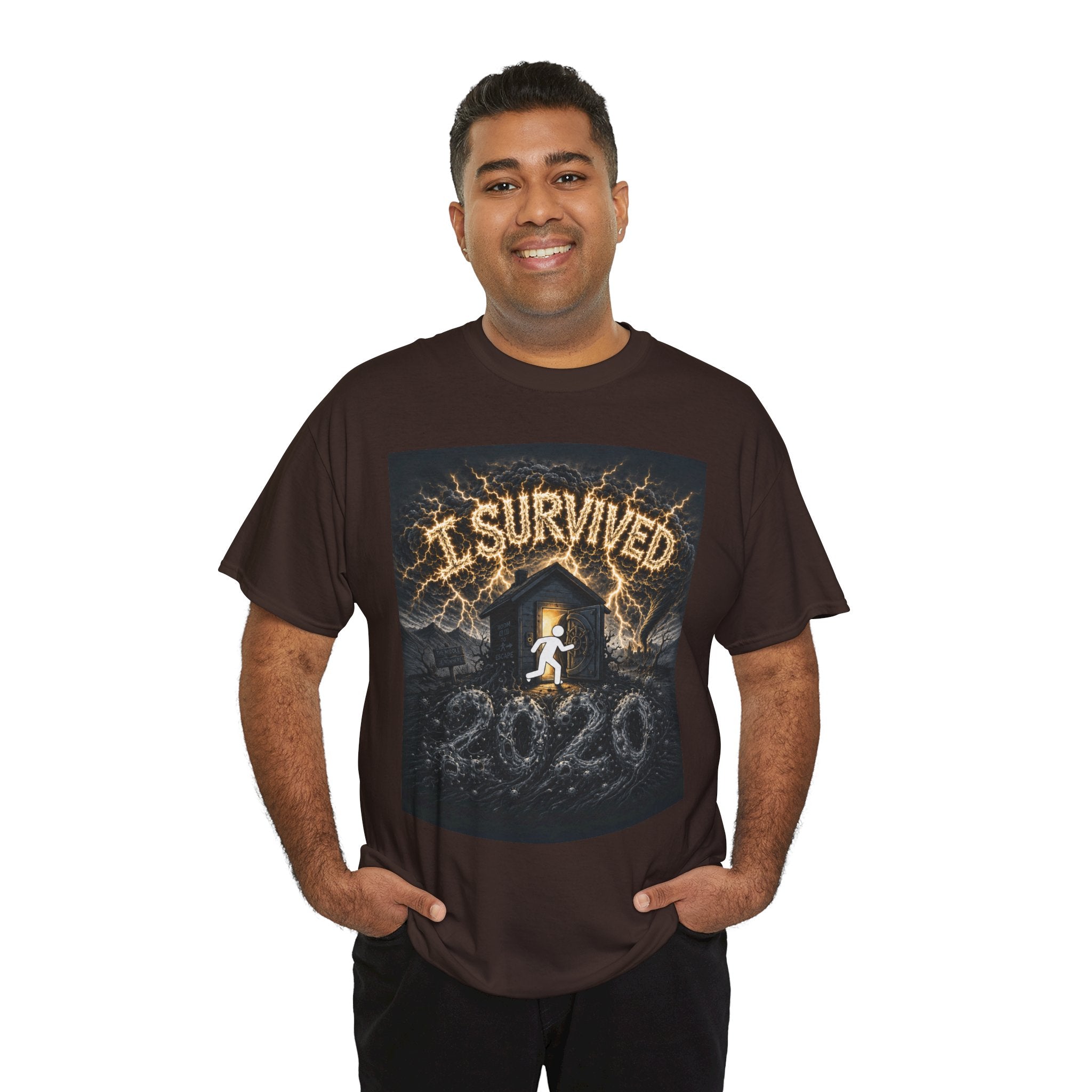 I Survived 2020 — Original PILOT Design Unisex Heavy Cotton Tee