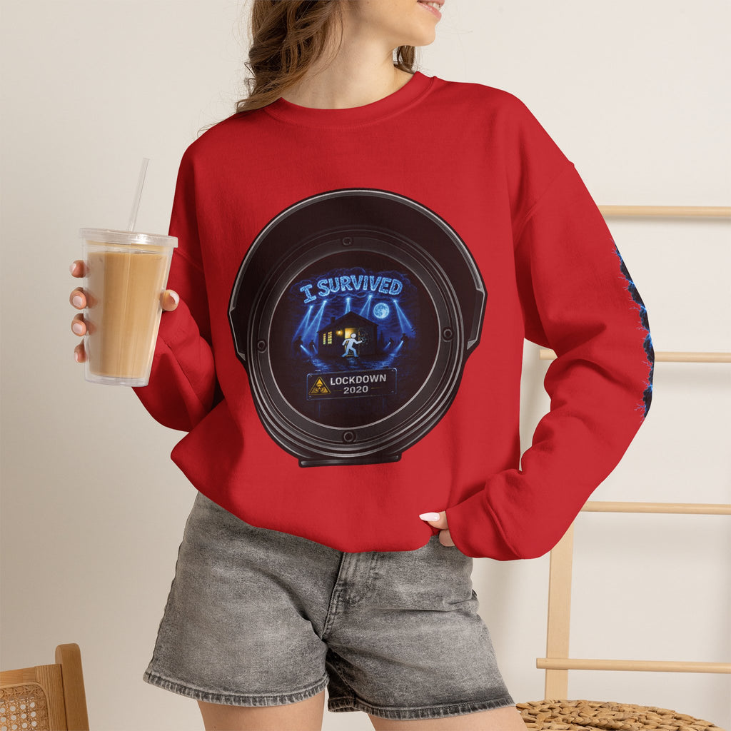 I Survived 2020 — Director's Cut S3:E1 "Quarantine" | Lockdown Edition Documentary Unisex Heavy Blend™ Crewneck Sweatshirt