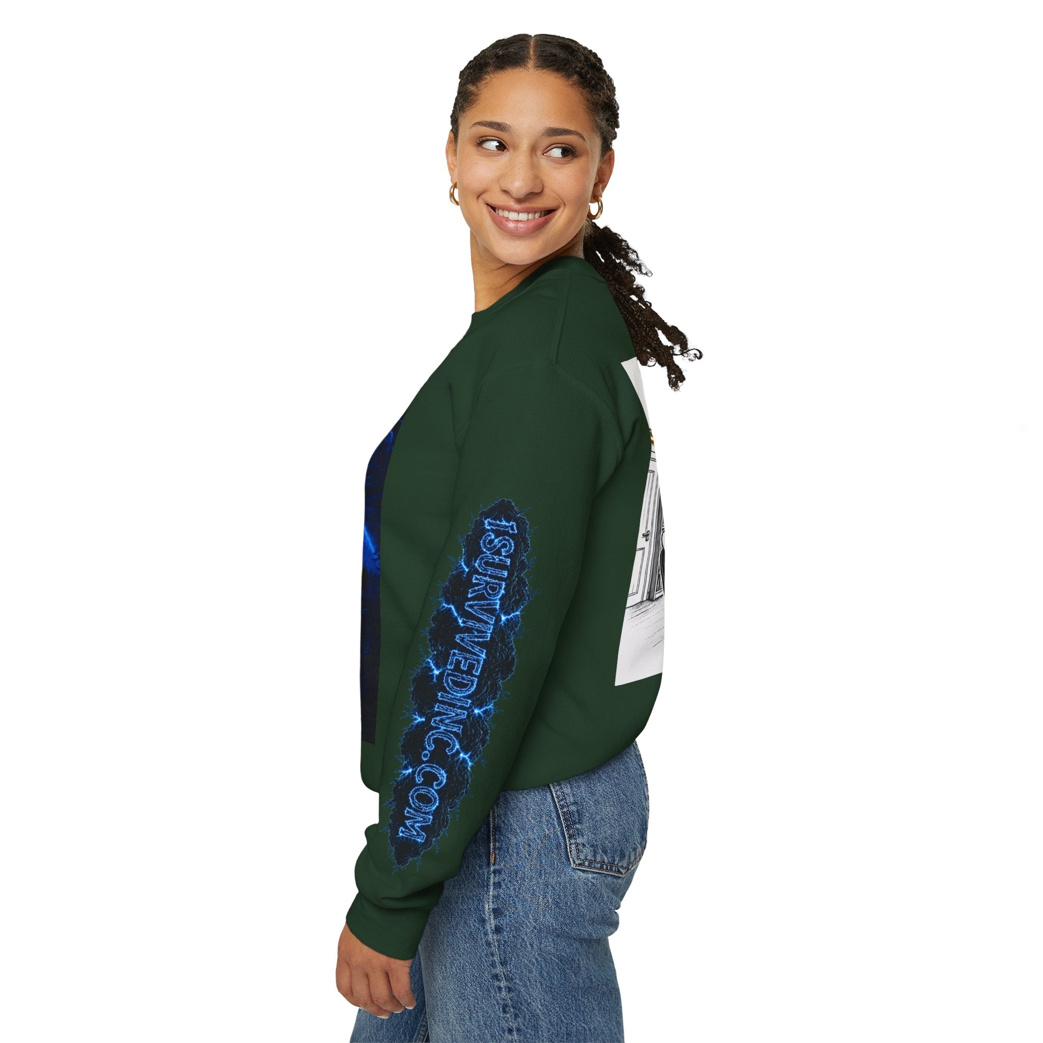 I Survived 2020 — S3:E4 "Working From Home" | Mid-Season Finale Pt. 1 | Lockdown Edition Documentary Unisex Heavy Blend™ Crewneck Sweatshirt
