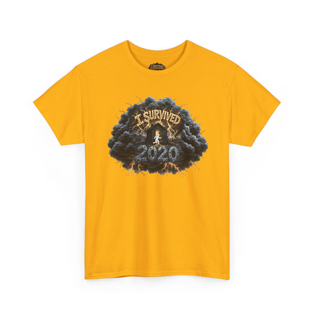 I Survived 2020 —  Deriector's Cut Original Design Teaser Tee | Season 1 Premiere Drop Unisex Heavy Cotton Tee
