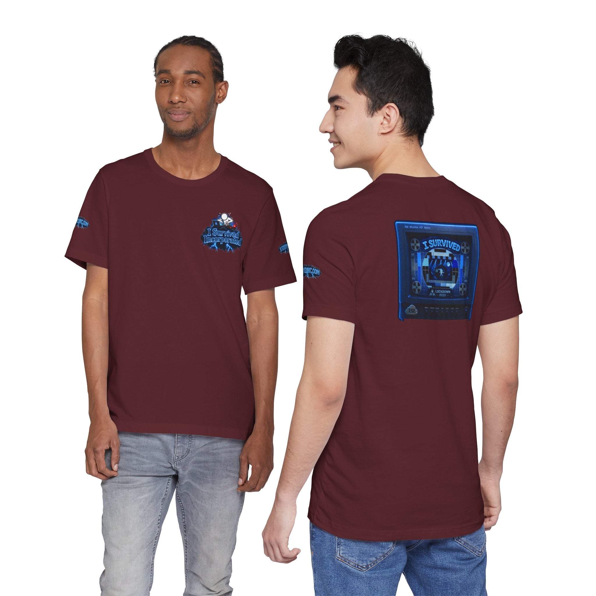I Survived 2020 — "Please Stand By" Test Pattern Tee Lockdown Special Edition Summer Exclusive Unisex Jersey Short Sleeve Tee