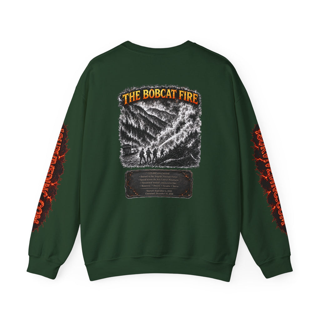 I Survived 2020 — WILDFIRES S2:E2: "The Bobcat Fire" Memorial Unisex Heavy Blend™ Crewneck Sweatshirt