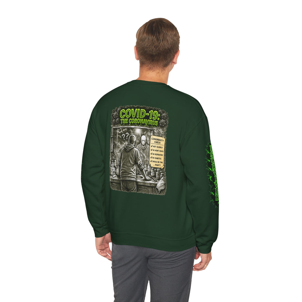 I Survived 2020 — PANDEMIC S1:E1: Director's Cut "COVID-19: The Coronavirus" Unisex Heavy Blend™ Crewneck Sweatshirt