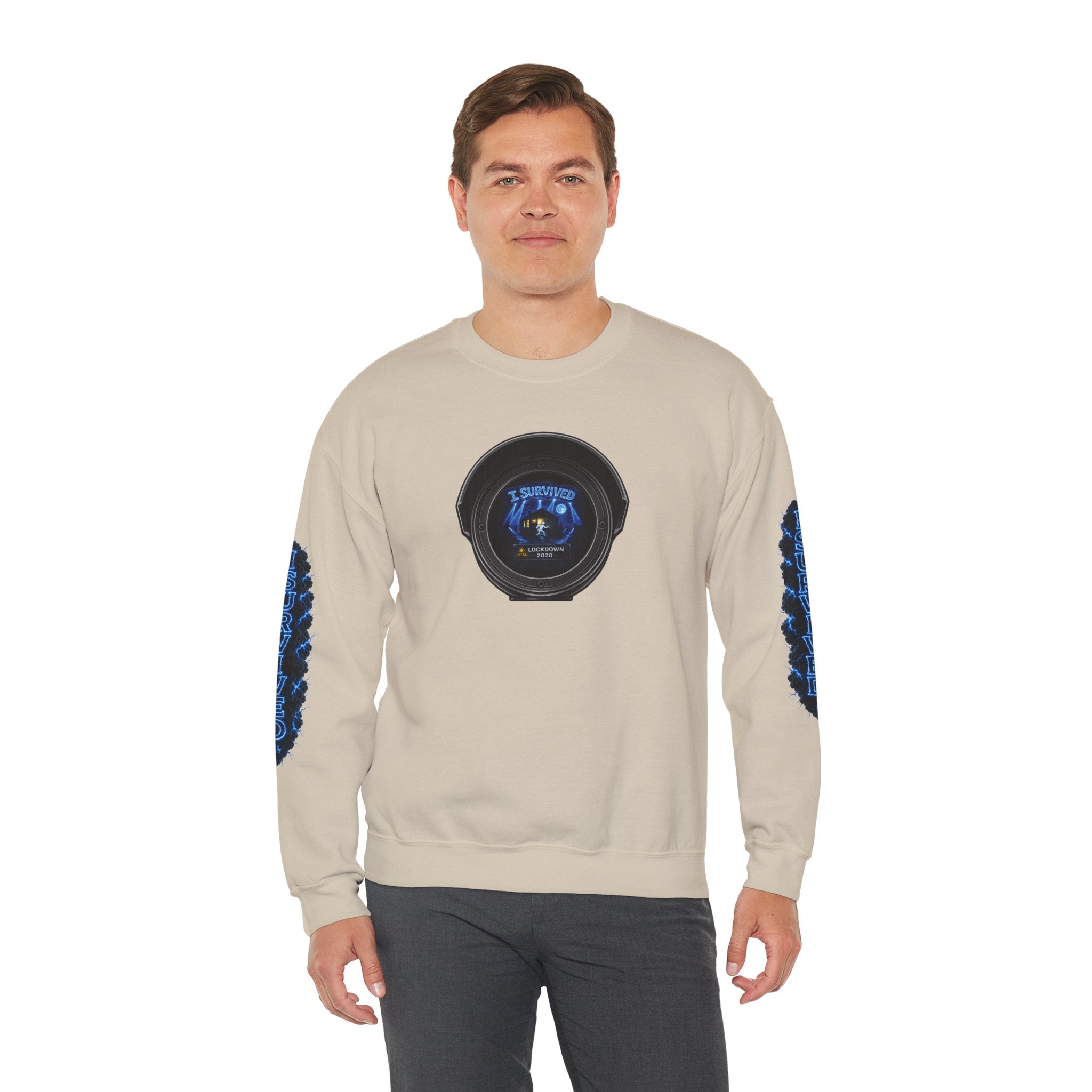 I Survived 2020 — LOCKDOWN S3:E2: Director's Cut Special Edition "Dating Under Lockdown" Unisex Heavy Blend™ Crewneck Sweatshirt