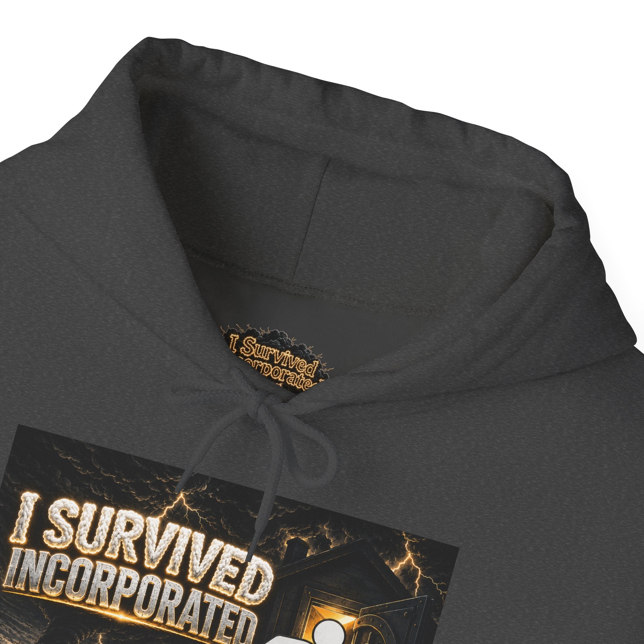 I Survived Incorporated Hoodie Sweatshirt – Original Design Teaser