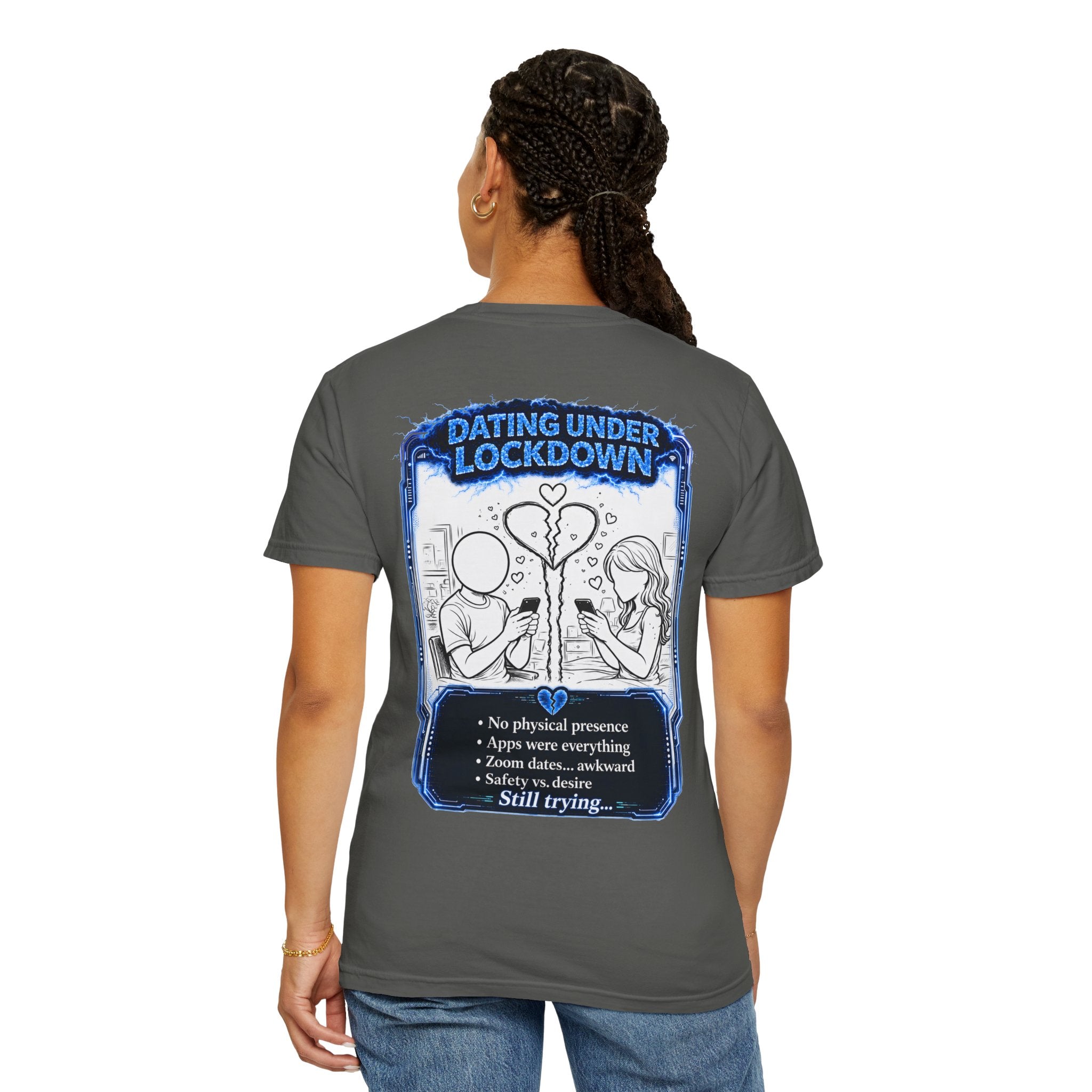I Survived 2020 — LOCKDOWN S3:E2: "Dating Under Lockdown" Unisex Garment-Dyed T-shirt