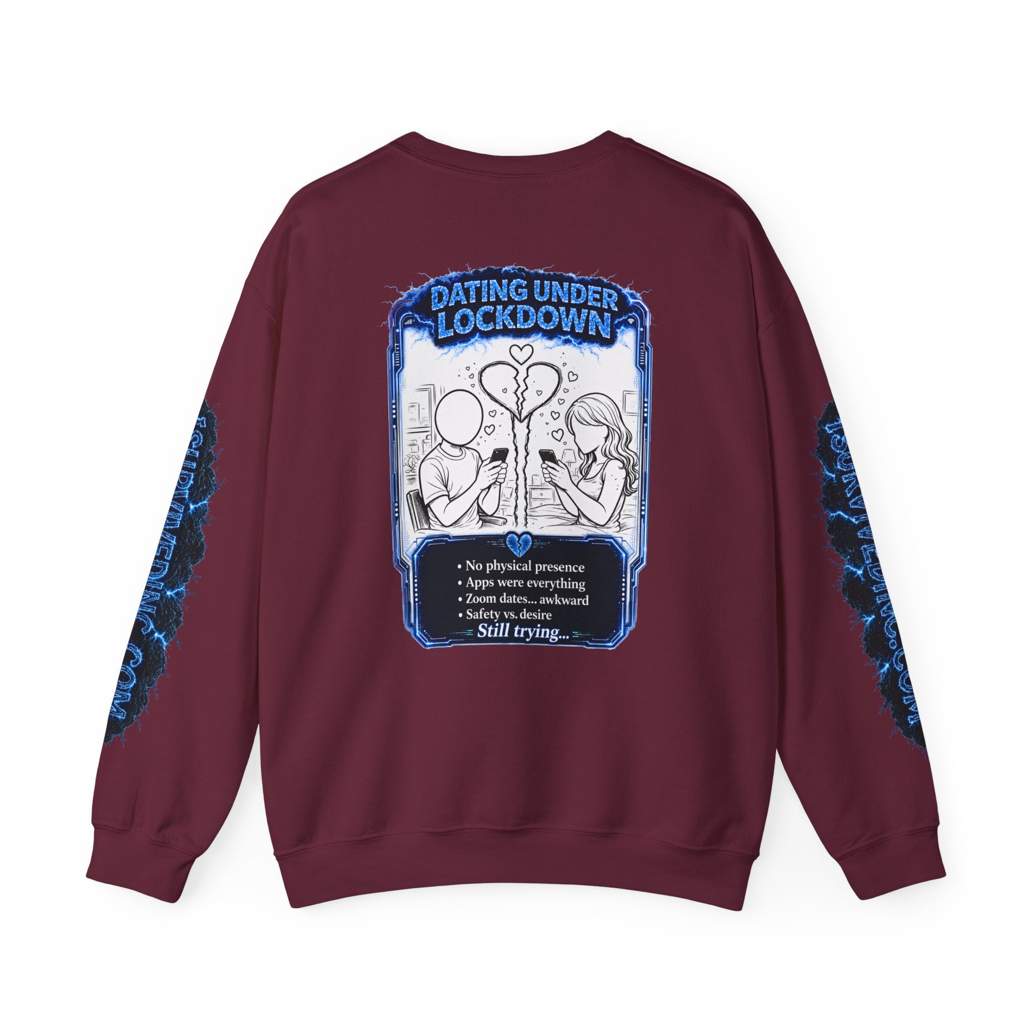 I Survived 2020 — LOCKDOWN S3:E2: Special Edition "Dating Under Lockdown" Unisex Heavy Blend™ Crewneck Sweatshirt