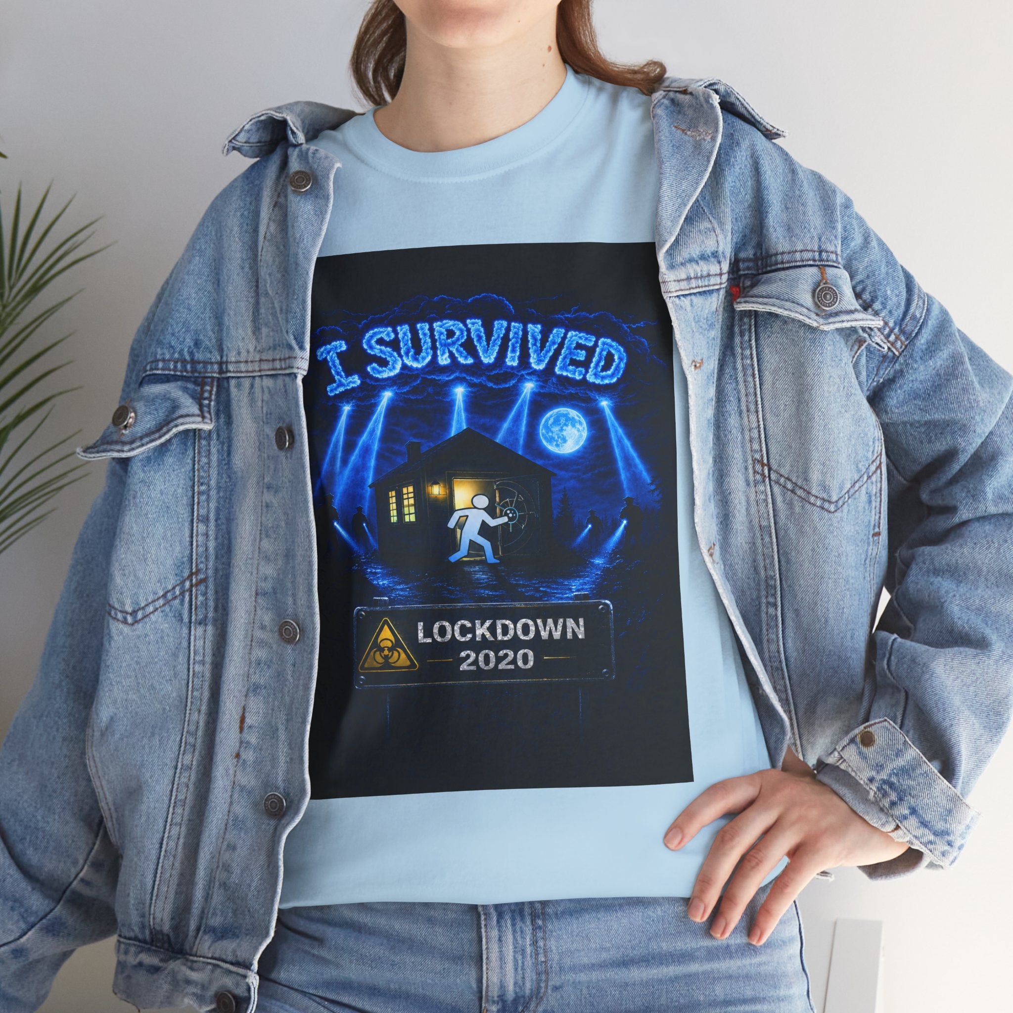 J'ai survécu à 2020 — S3:E1 « Quarantaine » | T-shirt unisexe en coton épais édition Confinement (ÉDITION SPÉCIALE)