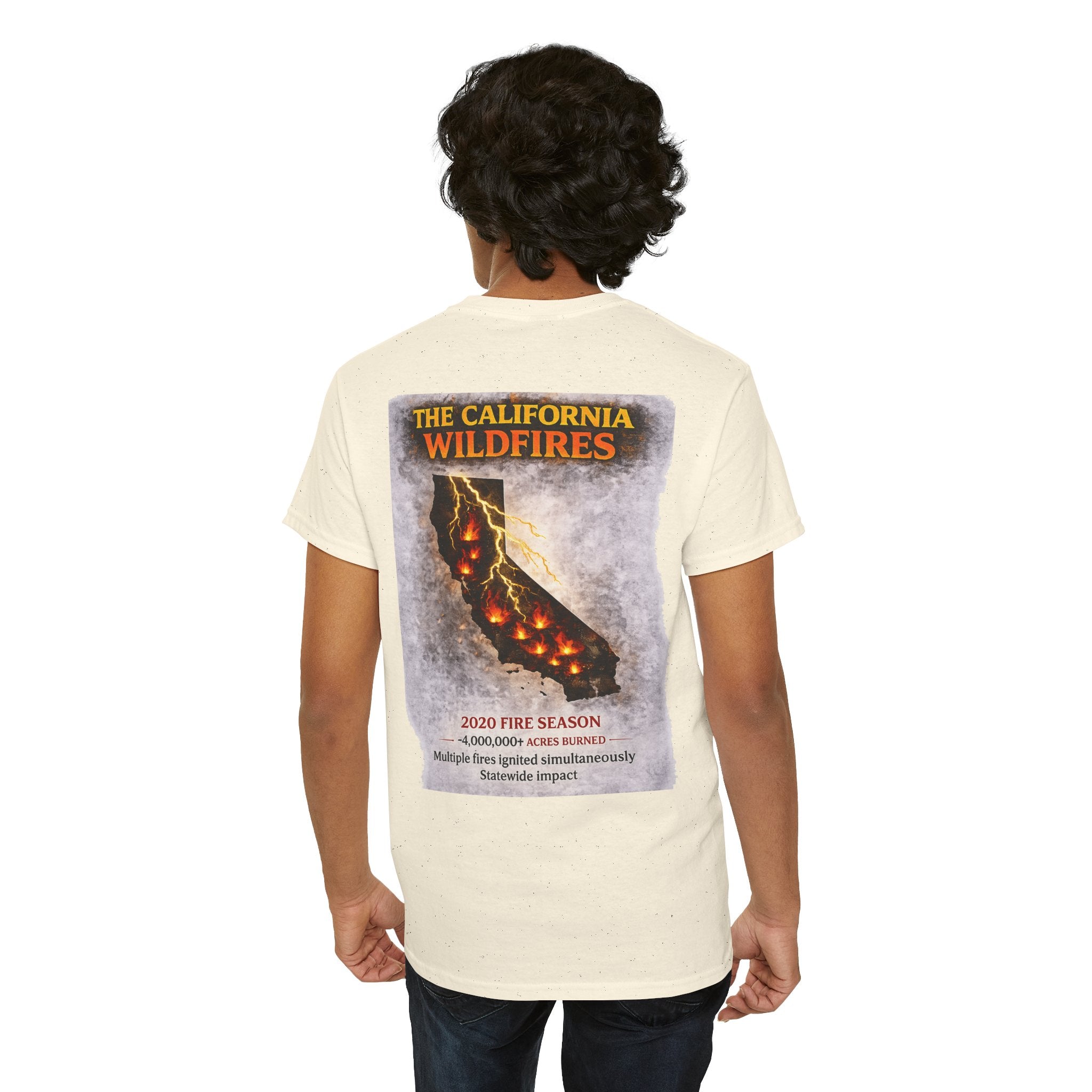 I Survived 2020 — WILDFIRES S2:E3: Director's Cut "The California Wildfires" Memorial Unisex Heavy Cotton Tee