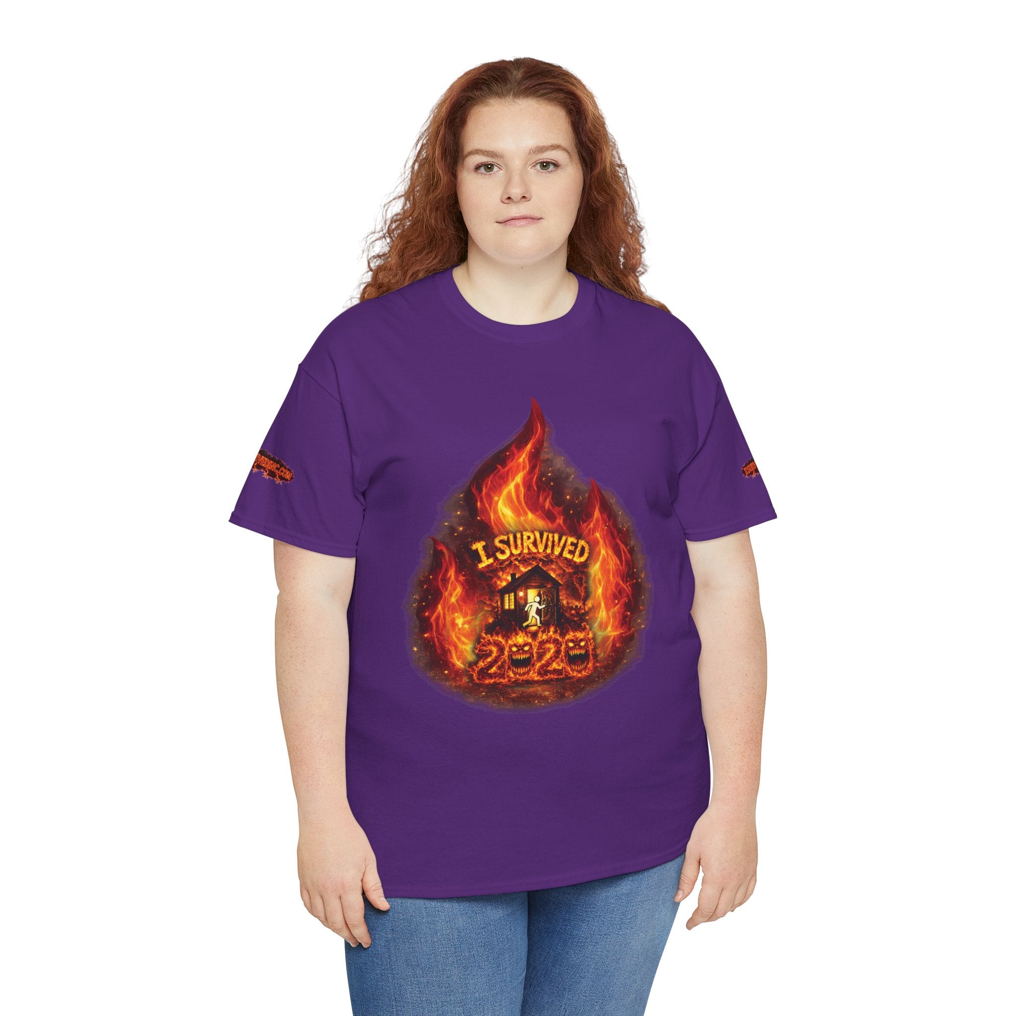 I Survived 2020 — Director's Cut S2:E3 "The California Wildfires" | Wildfire Edition Memorial Unisex Heavy Cotton Tee (SPECIAL EDITION)