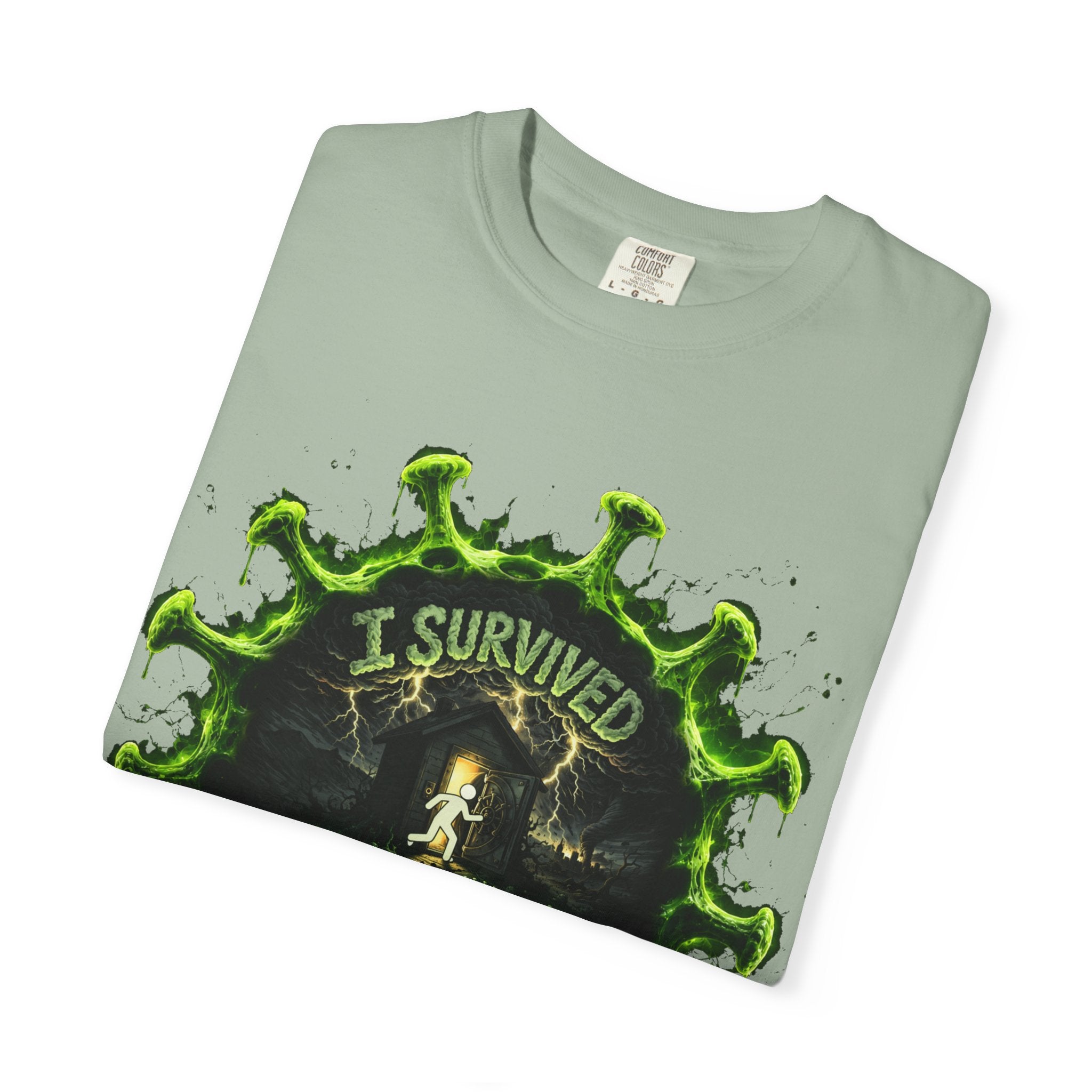 I Survived 2020 — Director's Cut S1:E3 "The Jab!" | Pandemic Edition Unisex Garment-Dyed T-shirt