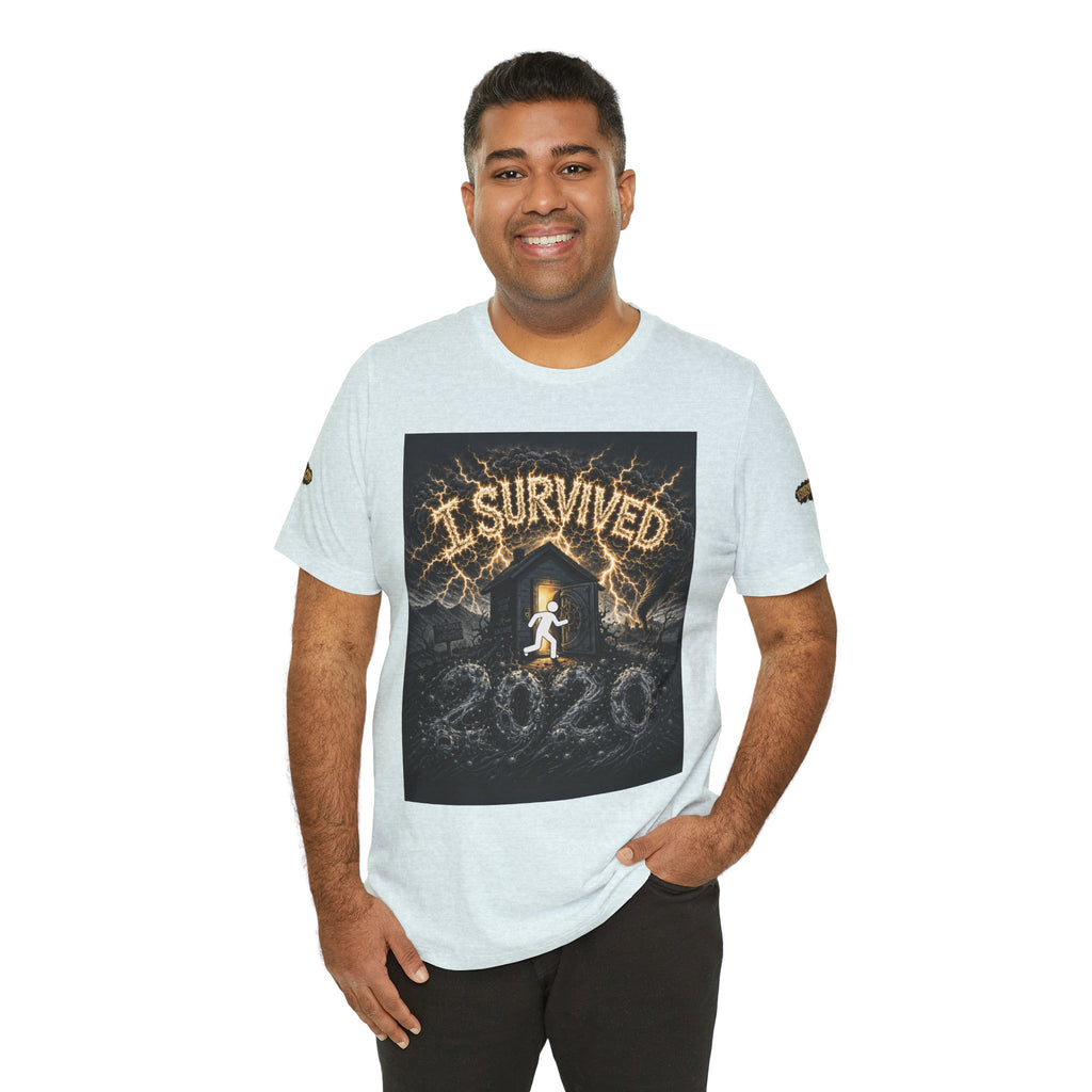 I Survived 2020 — Original Design Teaser Tee | Season 1 Premiere Drop Unisex Jersey Short Sleeve Tee
