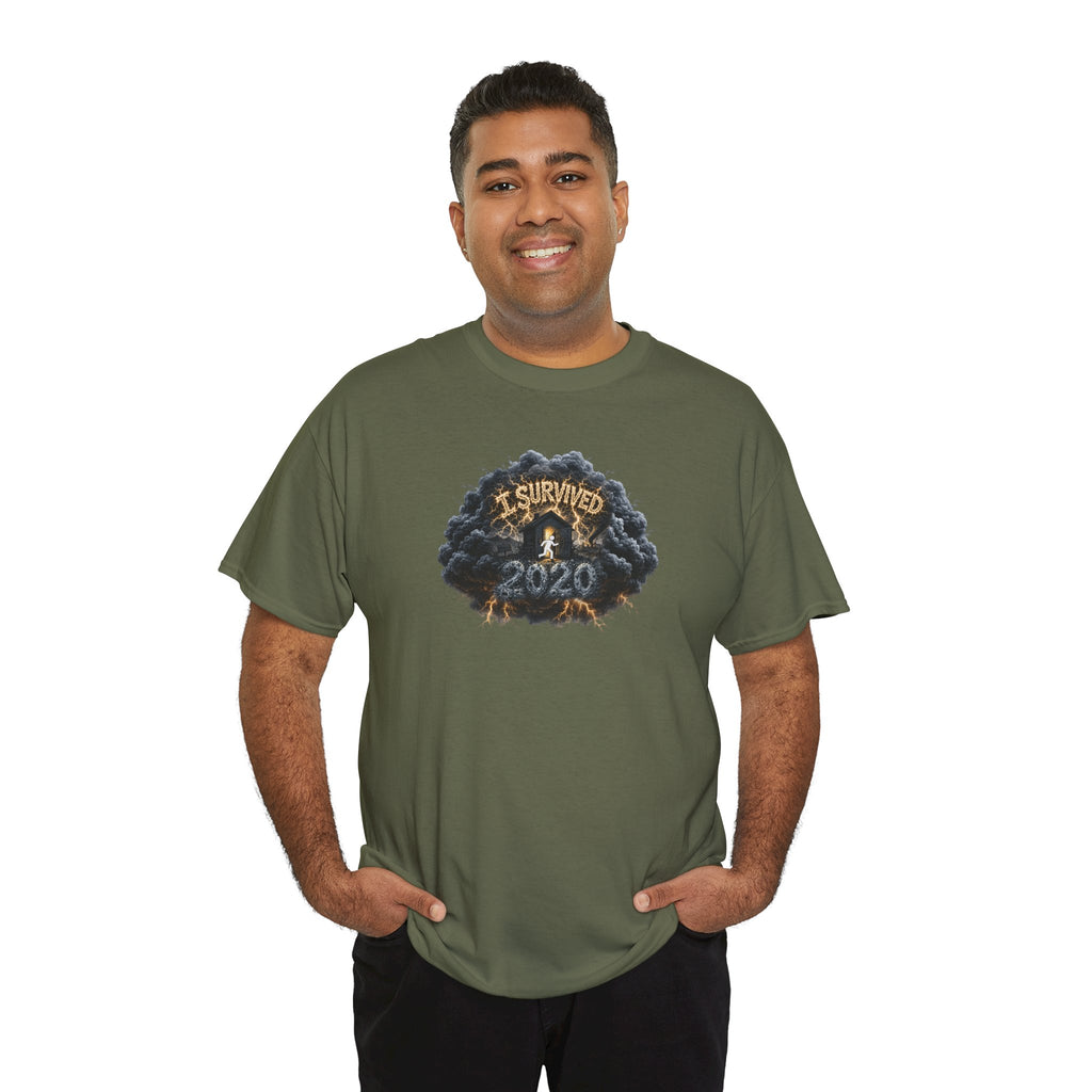 I Survived 2020 —  Original PILOT Design: Director's Cut Unisex Heavy Cotton Tee