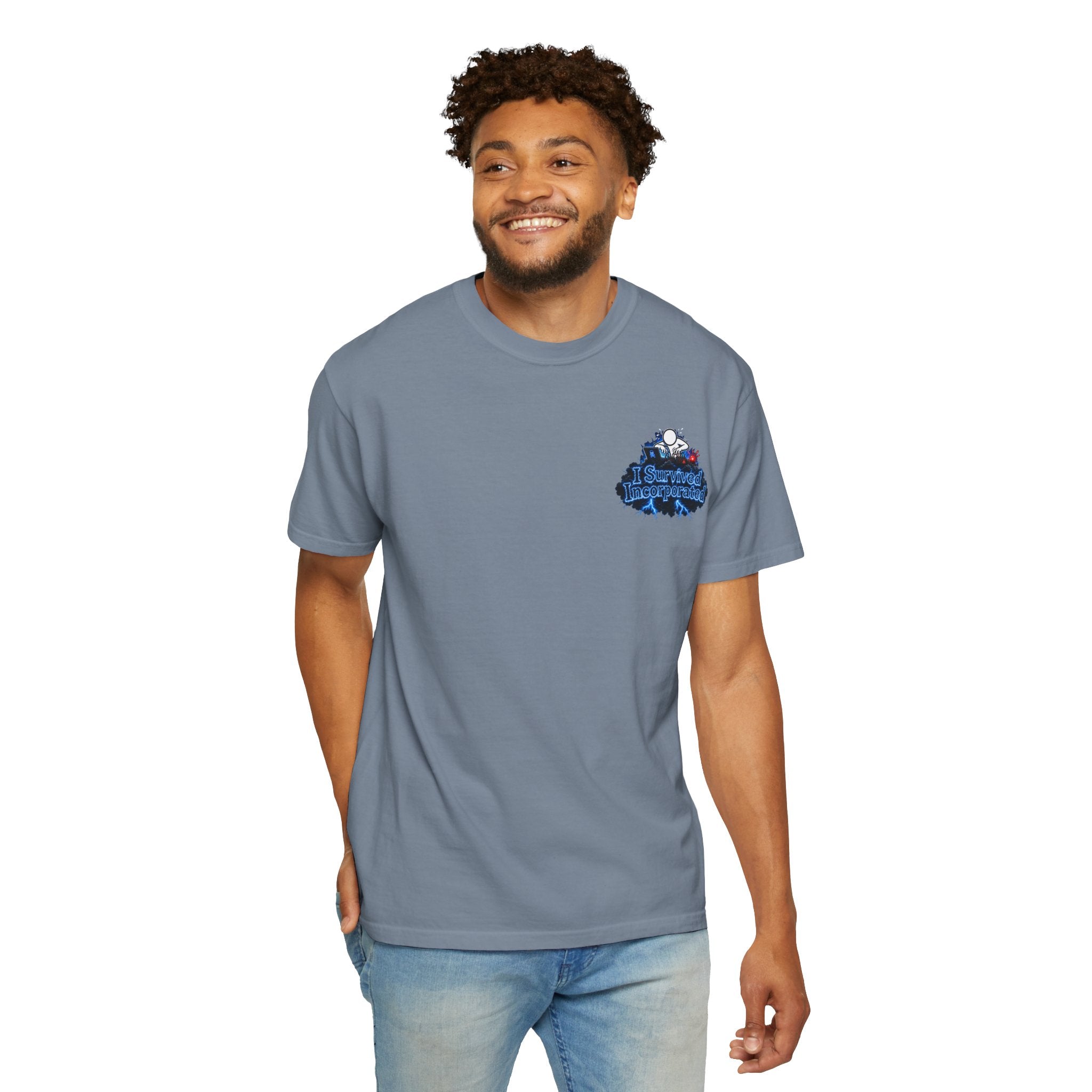 I Survived 2020 — "Please Stand By" Test Pattern Tee Lockdown Special Edition Summer Exclusive Unisex Garment-Dyed T-shirt