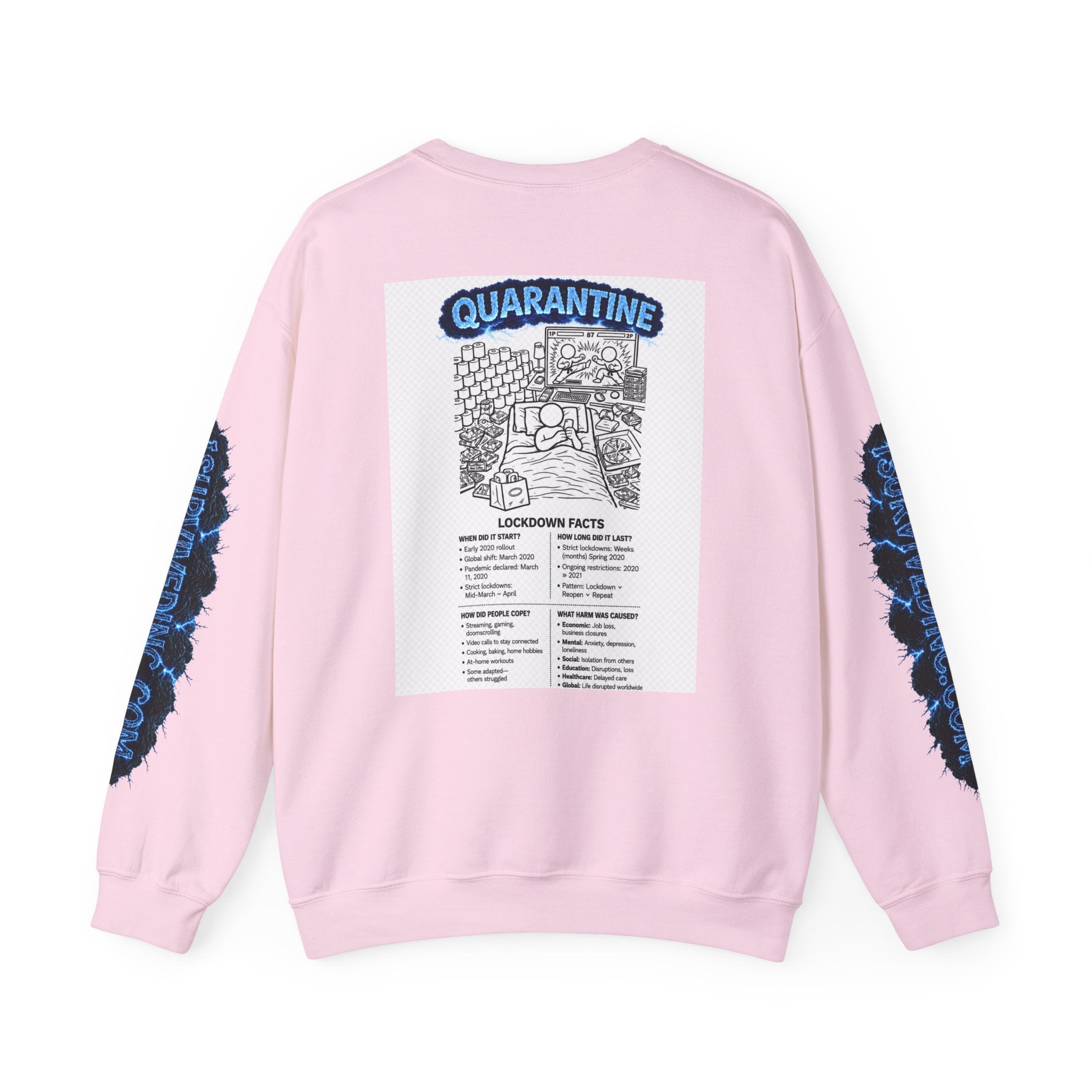 I Survived 2020 — S3:E1 "Quarantine" | Lockdown Edition Documentary Unisex Heavy Blend™ Crewneck Sweatshirt