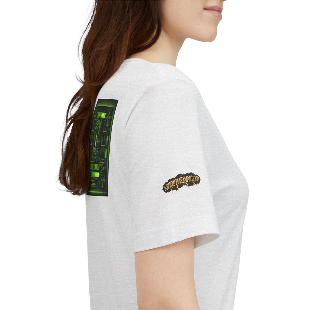 I Survived 2020 — "Please Stand By" Test Pattern Toxic Signal Tee Special Edition Summer Premiere Unisex Jersey Short Sleeve Tee