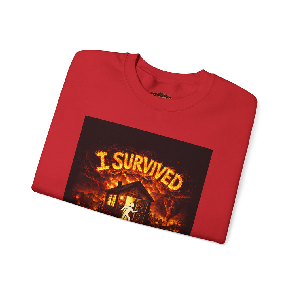 I Survived 2020 — S2:E3 "The California Wildfires" | Wildfire Edition Memorial Unisex Heavy Blend™ Crewneck Sweatshirt