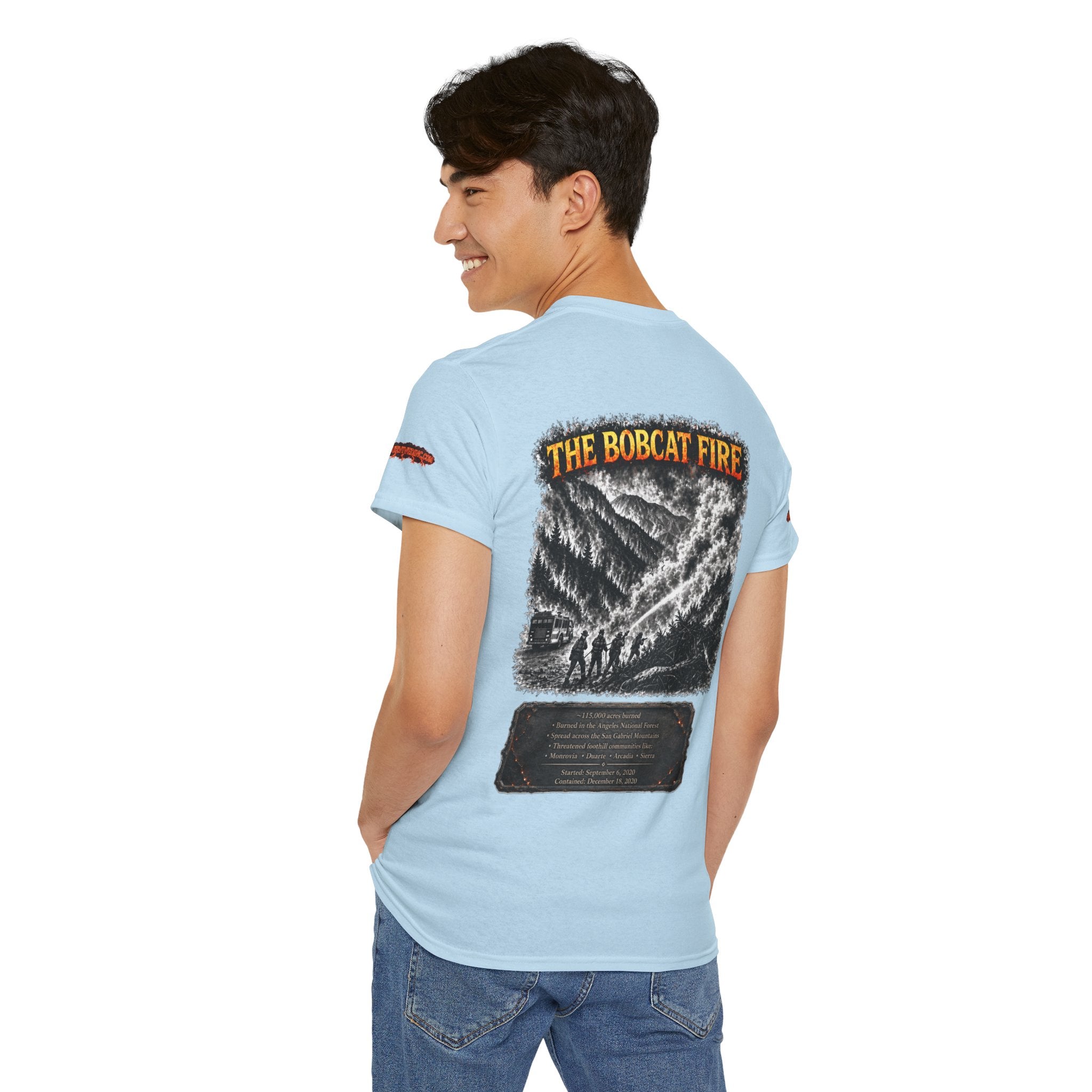 I Survived 2020 — Director's Cut S2:E2 "The Bobcat Fire" | Wildfire Edition Memorial Unisex Heavy Cotton Tee (SPECIAL EDITION)