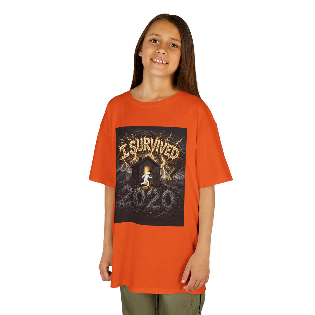 I Survived 2020 — Original Design Teaser Tee | Season 1 Premiere Drop Kids Heavy Cotton™ Tee