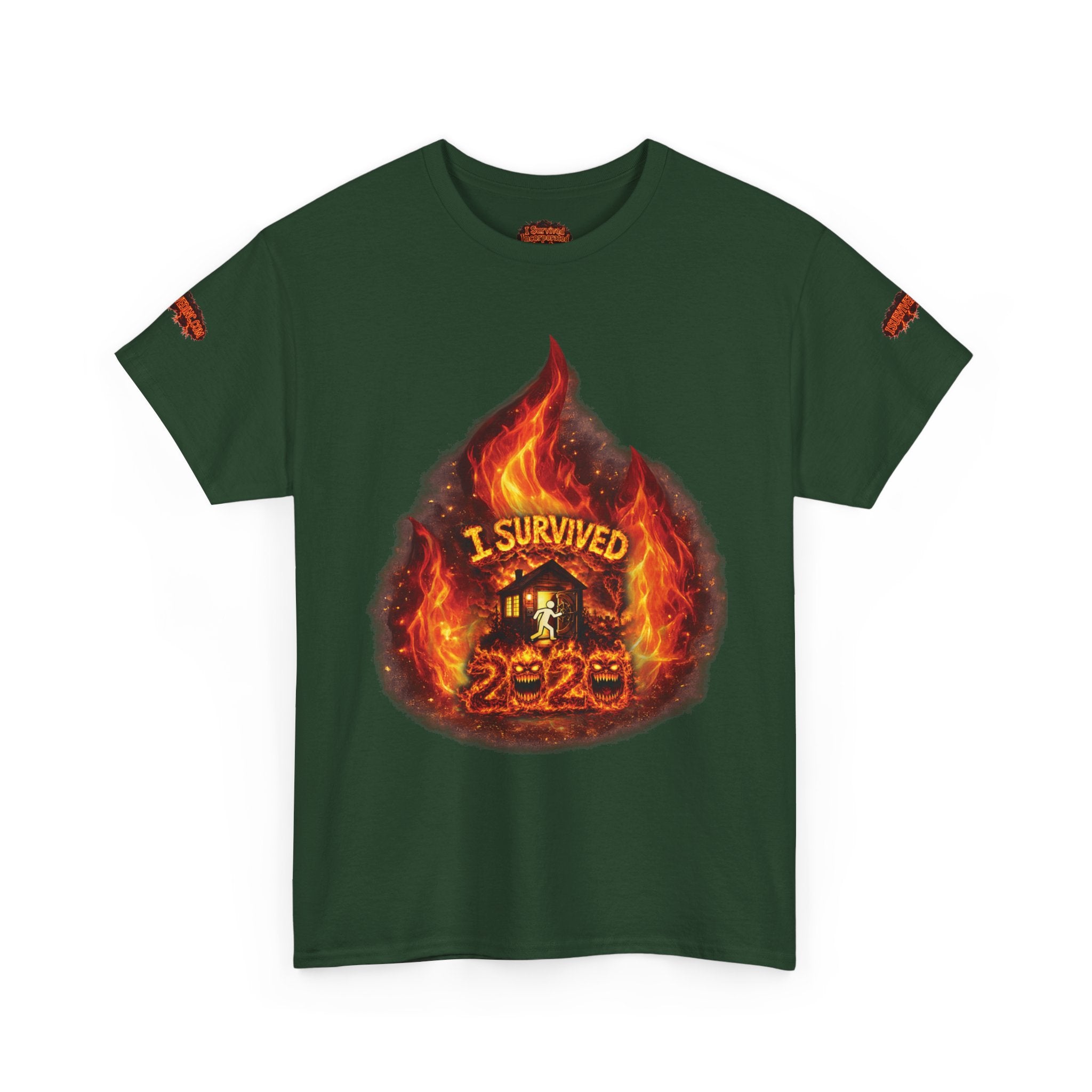 I Survived 2020 — Director's Cut S2:E2 "The Bobcat Fire" | Wildfire Edition Memorial Unisex Heavy Cotton Tee (SPECIAL EDITION)