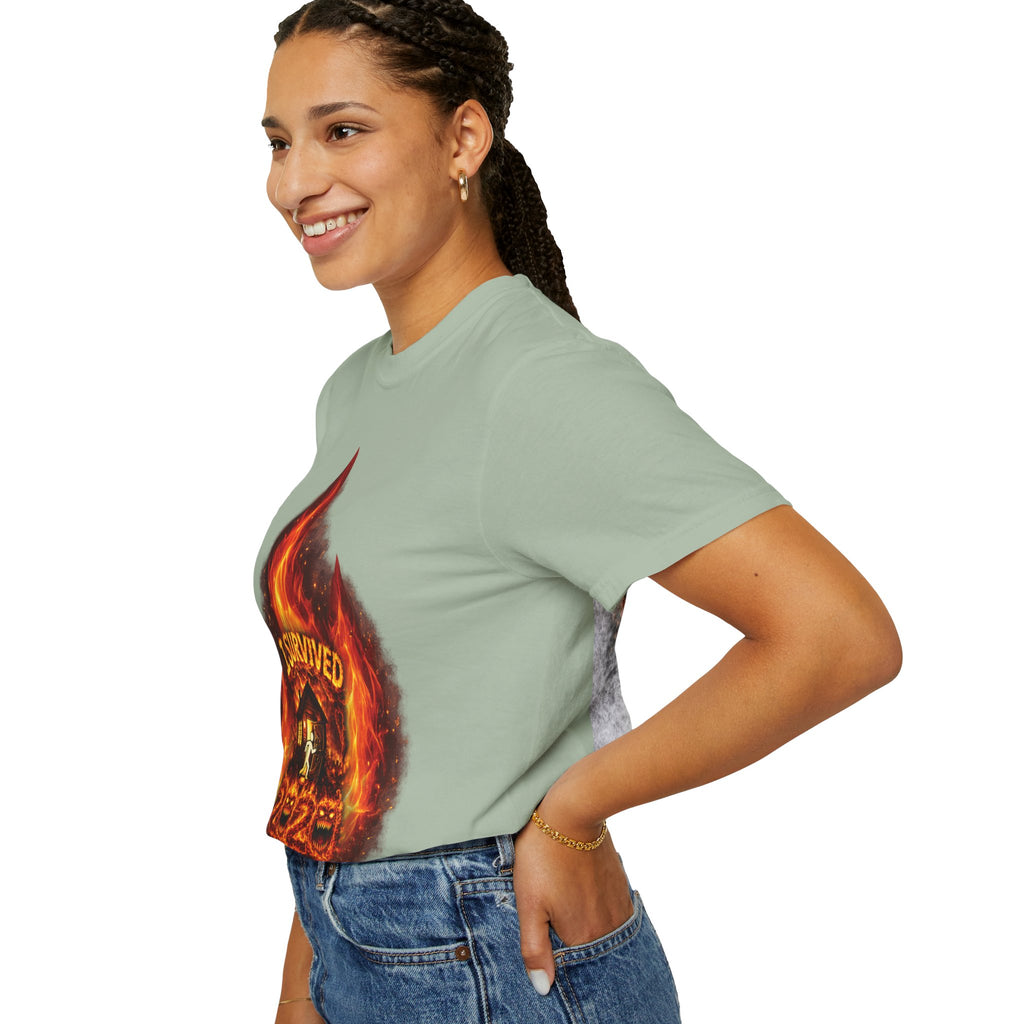 I Survived 2020 — Director's Cut S2:E4 "Western U.S. Wildfire Season" | Mid-Season Finale Pt. 1 | Wildfire Edition Memorial Unisex Garment-Dyed T-shirt