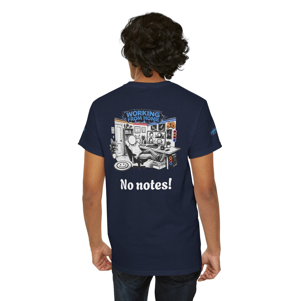 I Survived 2020 — LOCKDOWN S3:E3: Director's Cut Special Edition "Working From Home" Unisex Heavy Cotton Tee