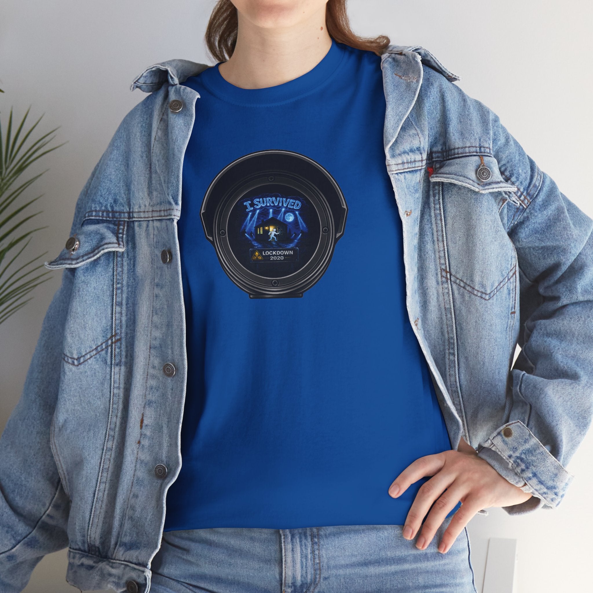 I Survived 2020 — LOCKDOWN S3:E4: Director's Cut "Working From Home" Unisex Heavy Cotton Tee