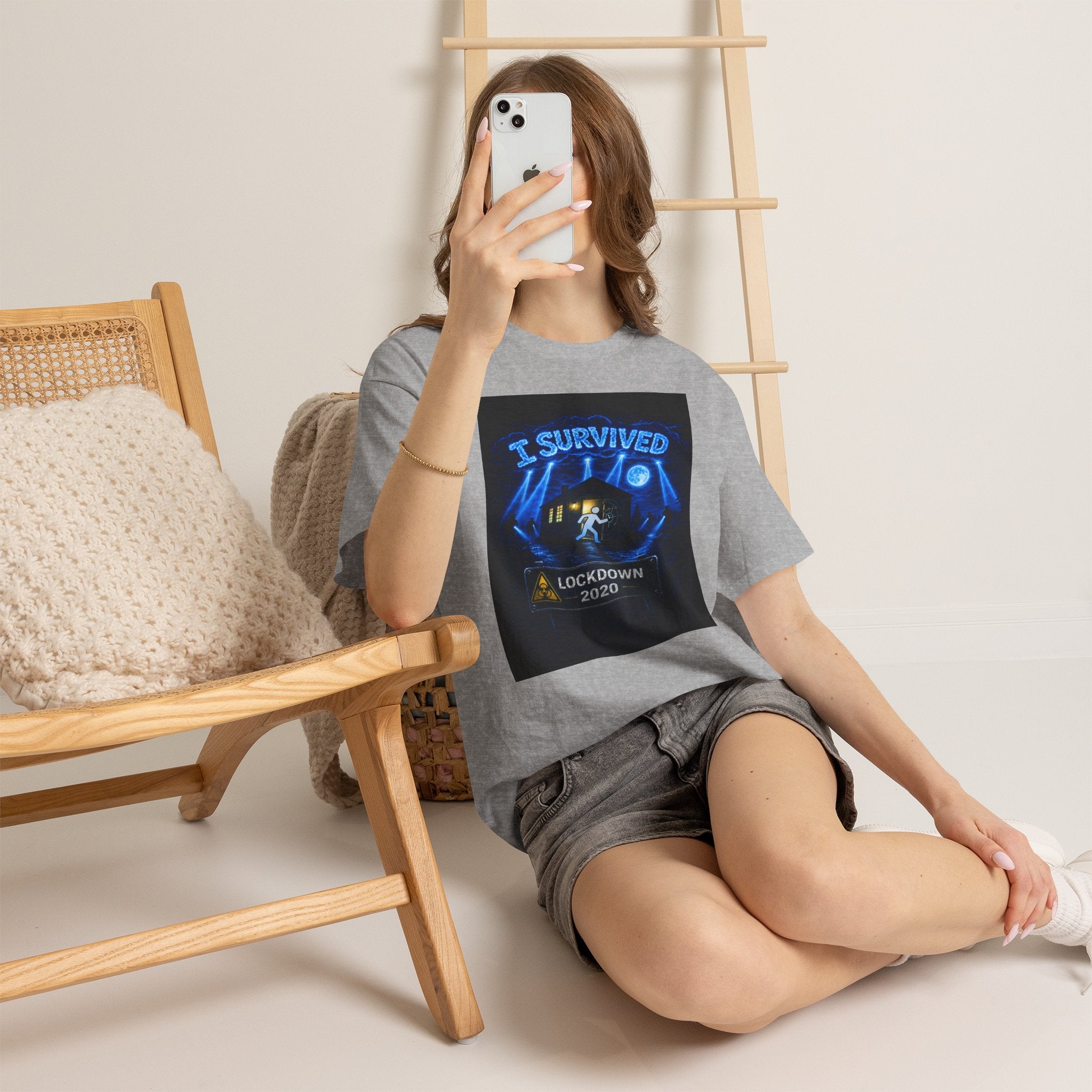 Copy of  I Survived 2020 — S3:E1 "Quarantine" | Lockdown Edition Documentary Unisex Heavy Cotton Tee