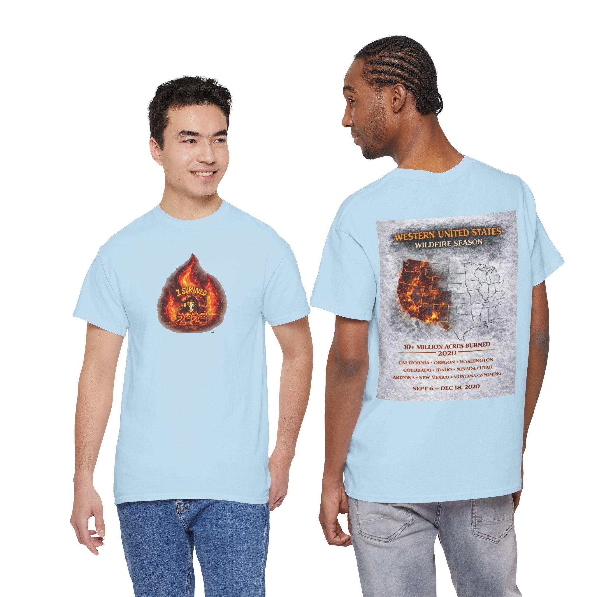 I Survived 2020 — WILDFIRES S2:E4: Director's Cut "Western U.S. Wildfire Season" Memorial Tee